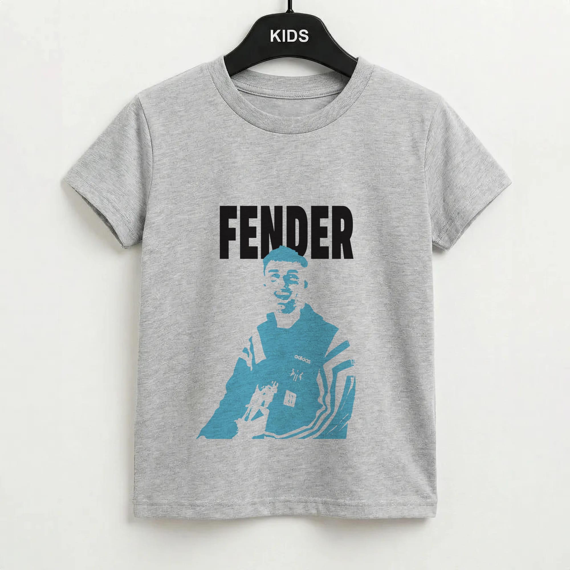 Fender Silhouette Blue Kids T-Shirt