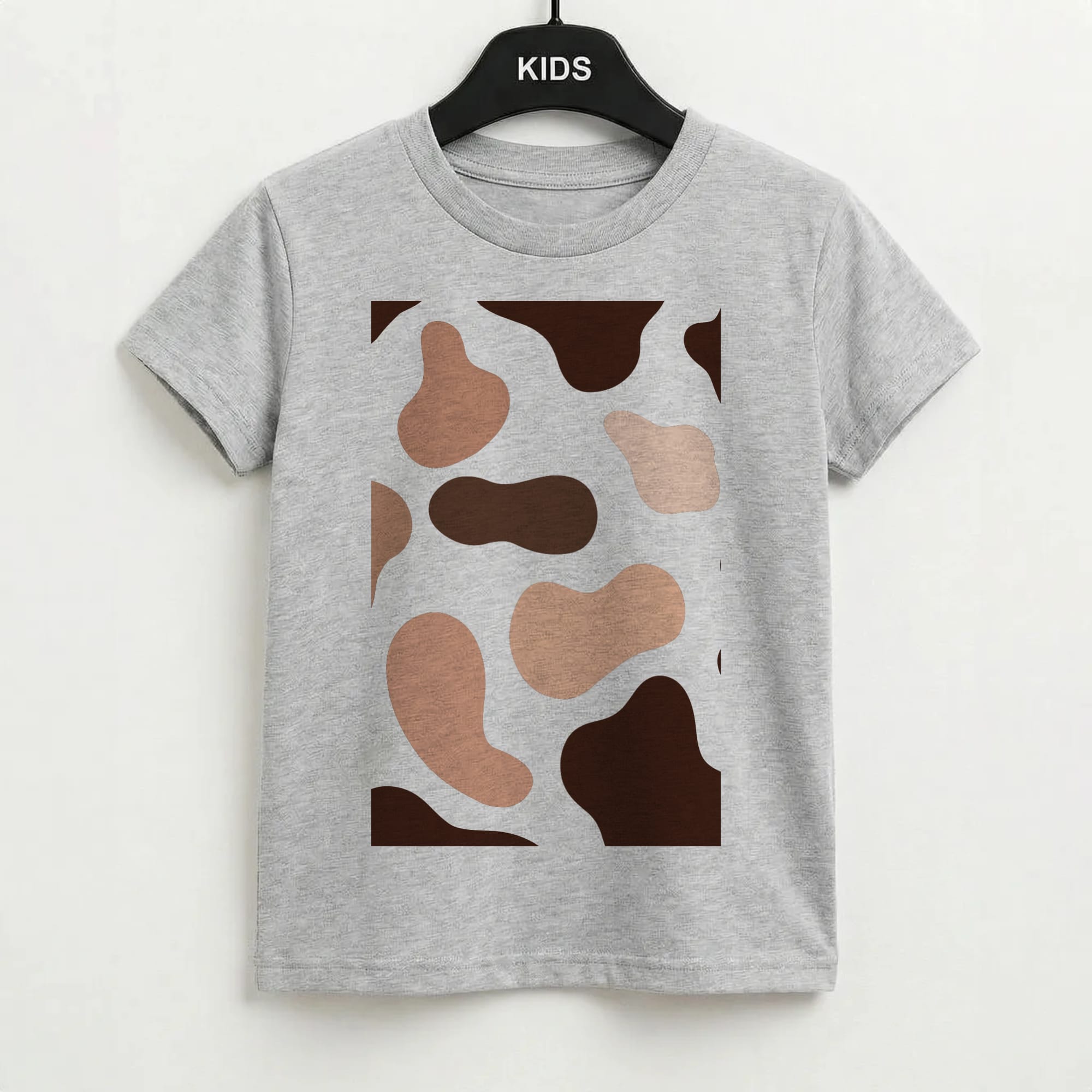 Cowprint Nude Kids T-Shirt