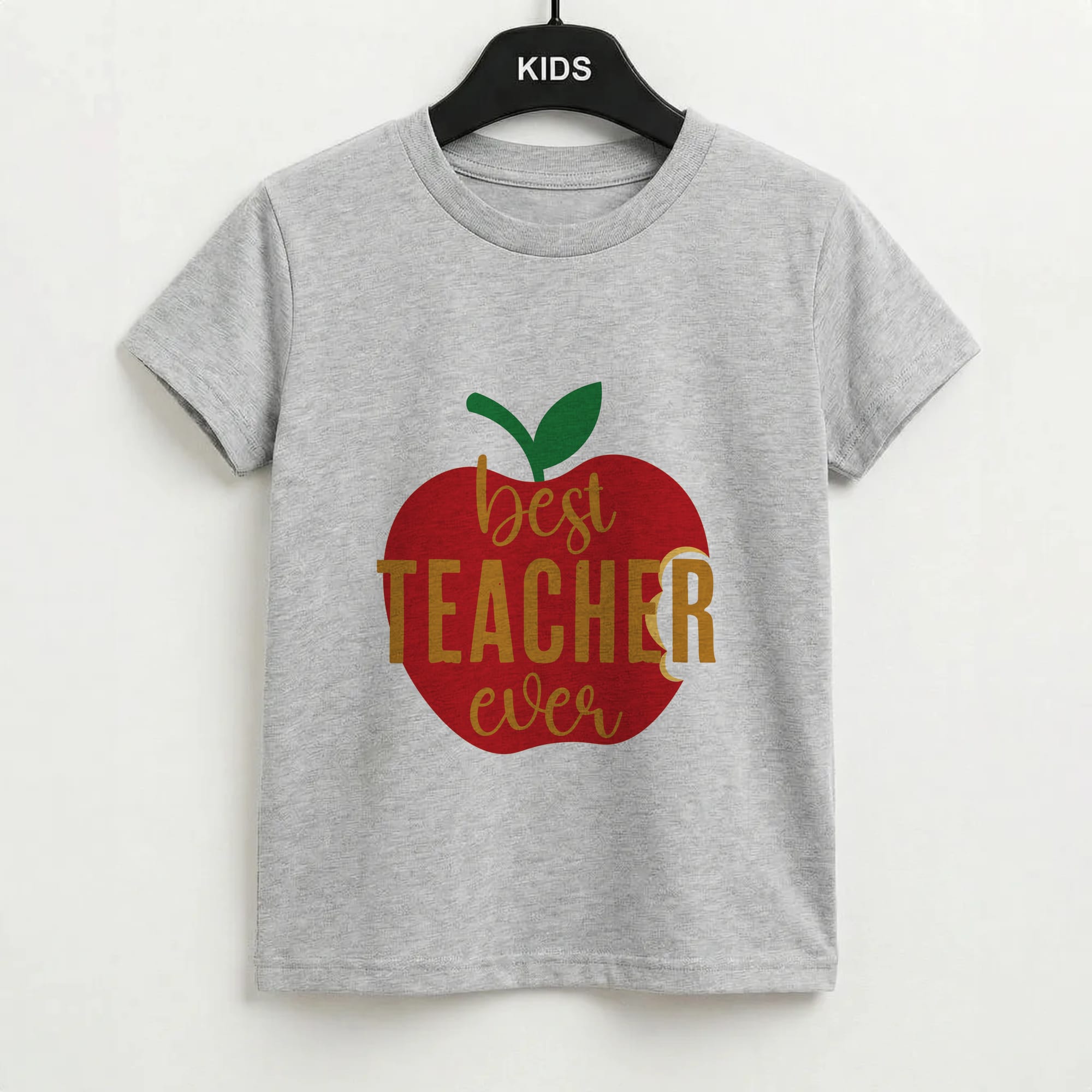 Apple Best Teacher Ever Kids T-Shirt
