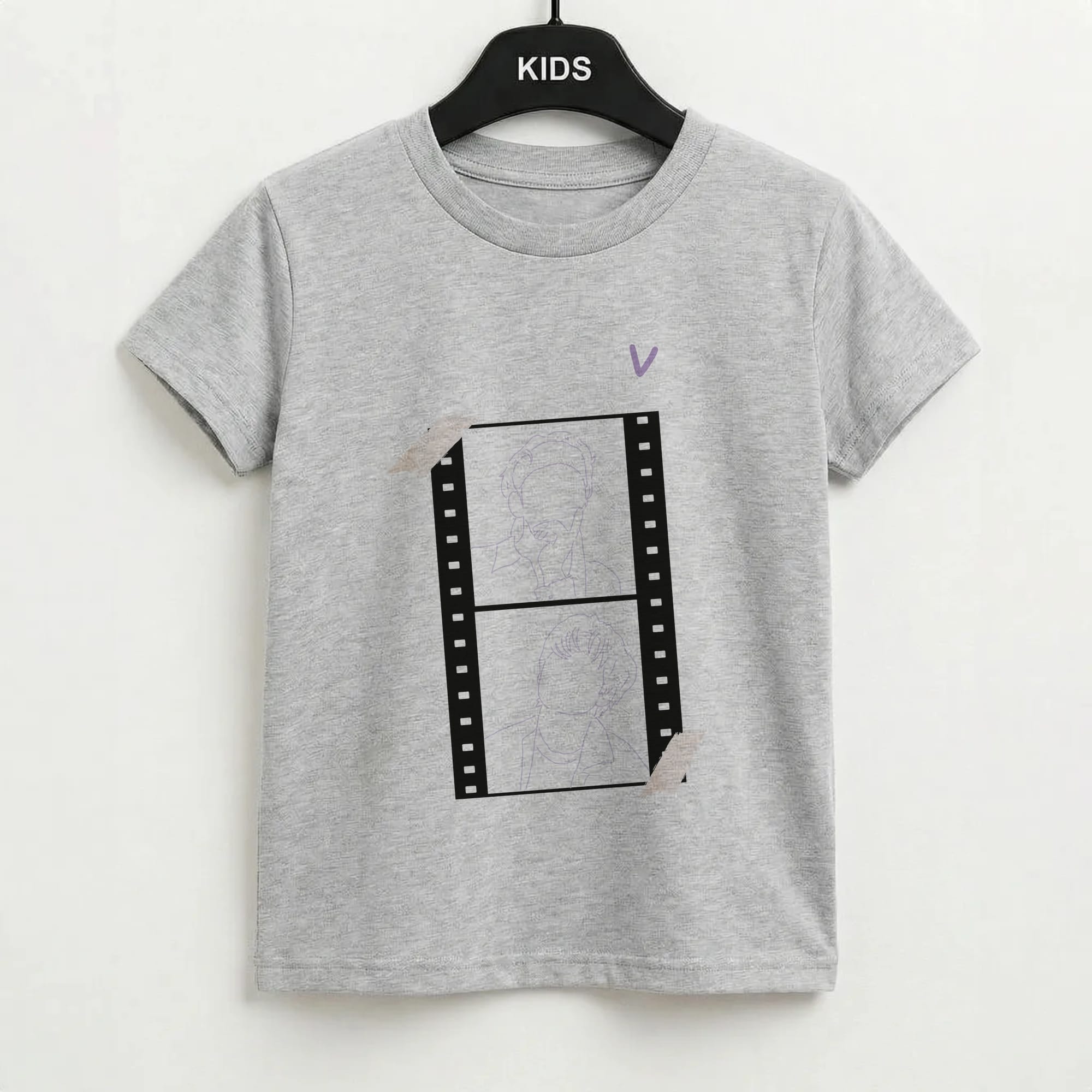 V - BTS Kids T-Shirt