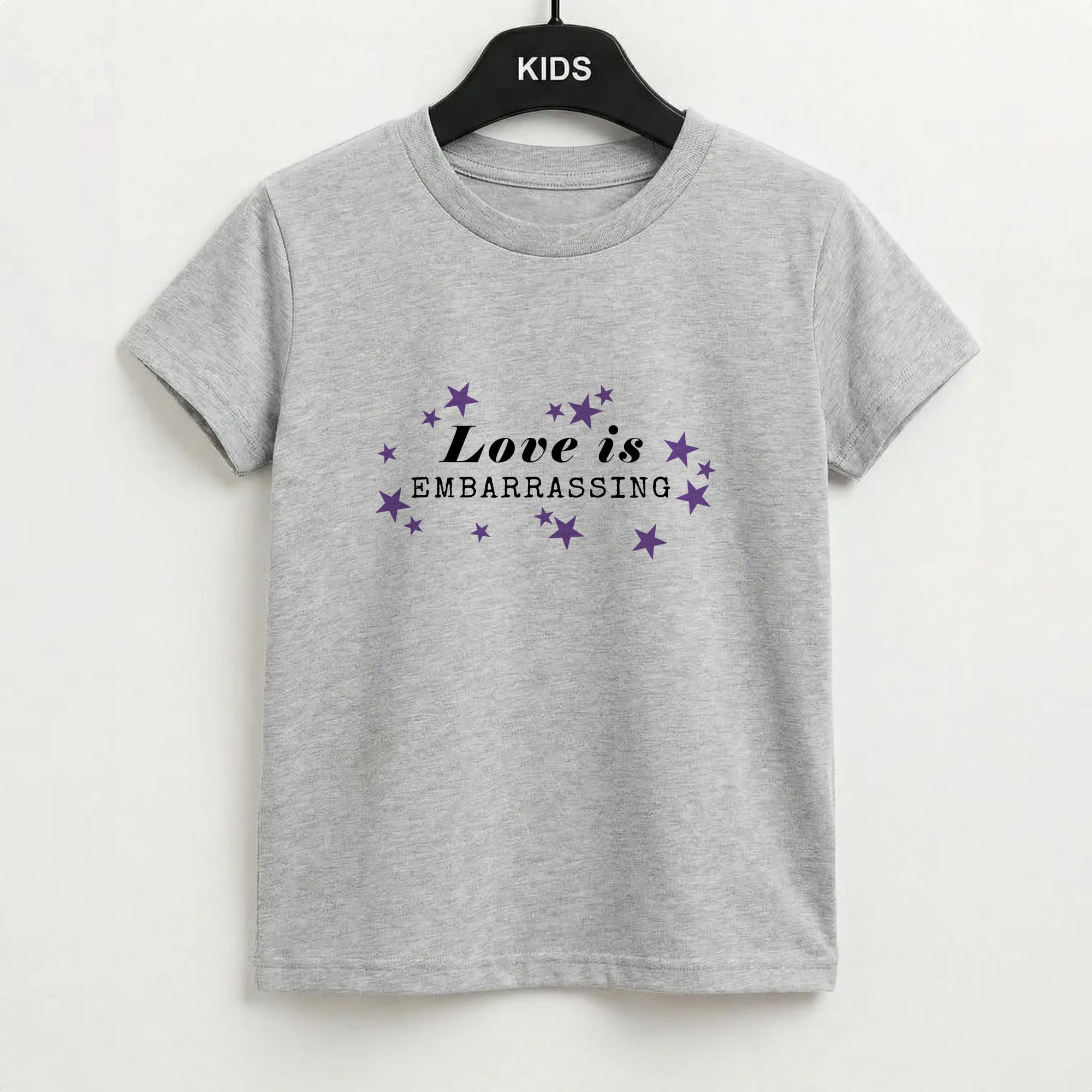 Love Is Embarrassing Note Kids T-Shirt