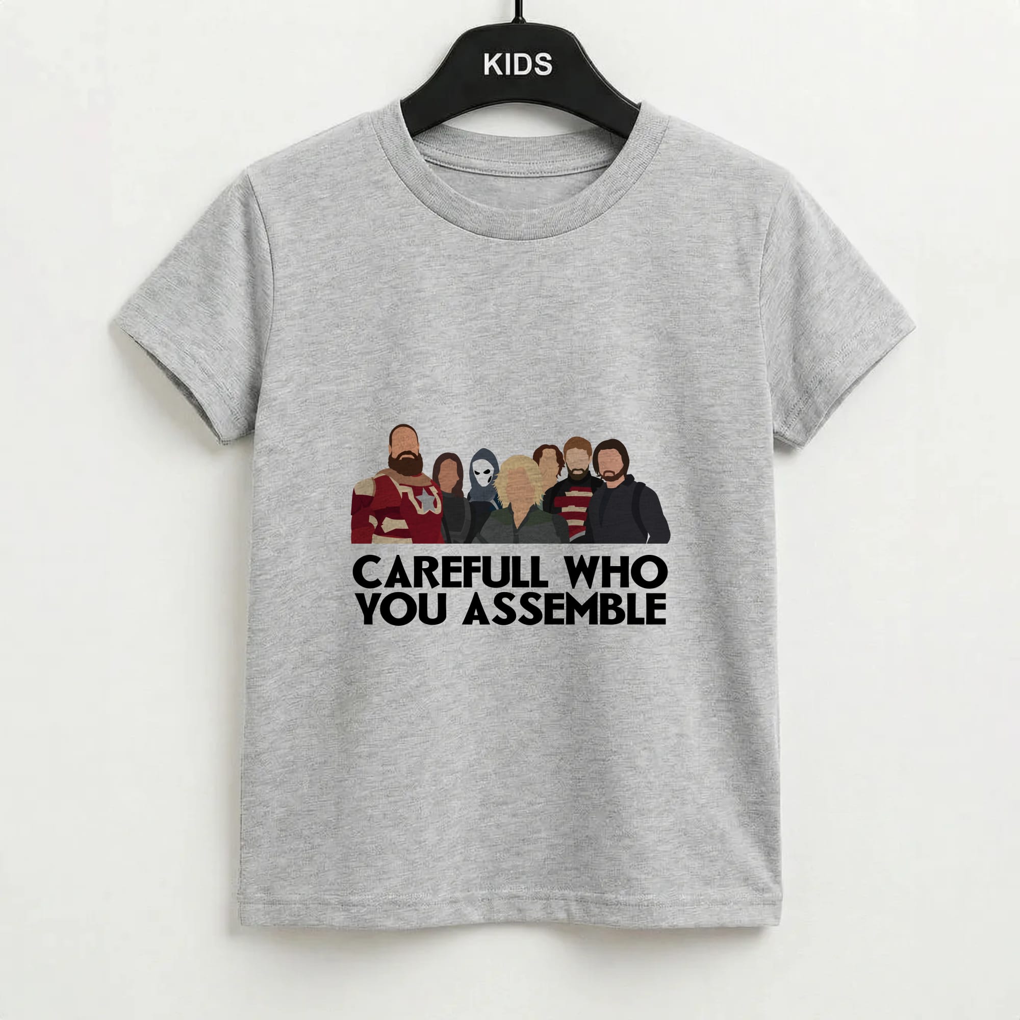 Careful Who You Assemble Kids T-Shirt