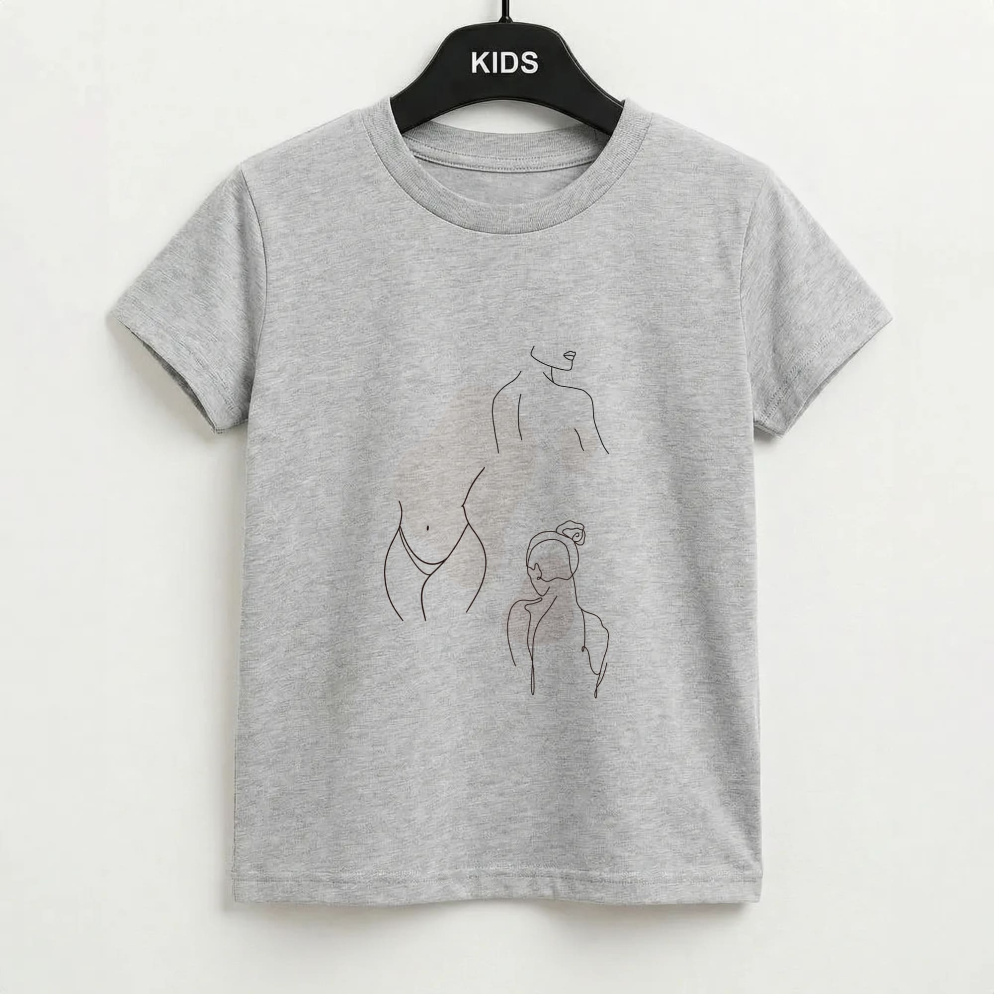 Silouhette nude Kids T-Shirt