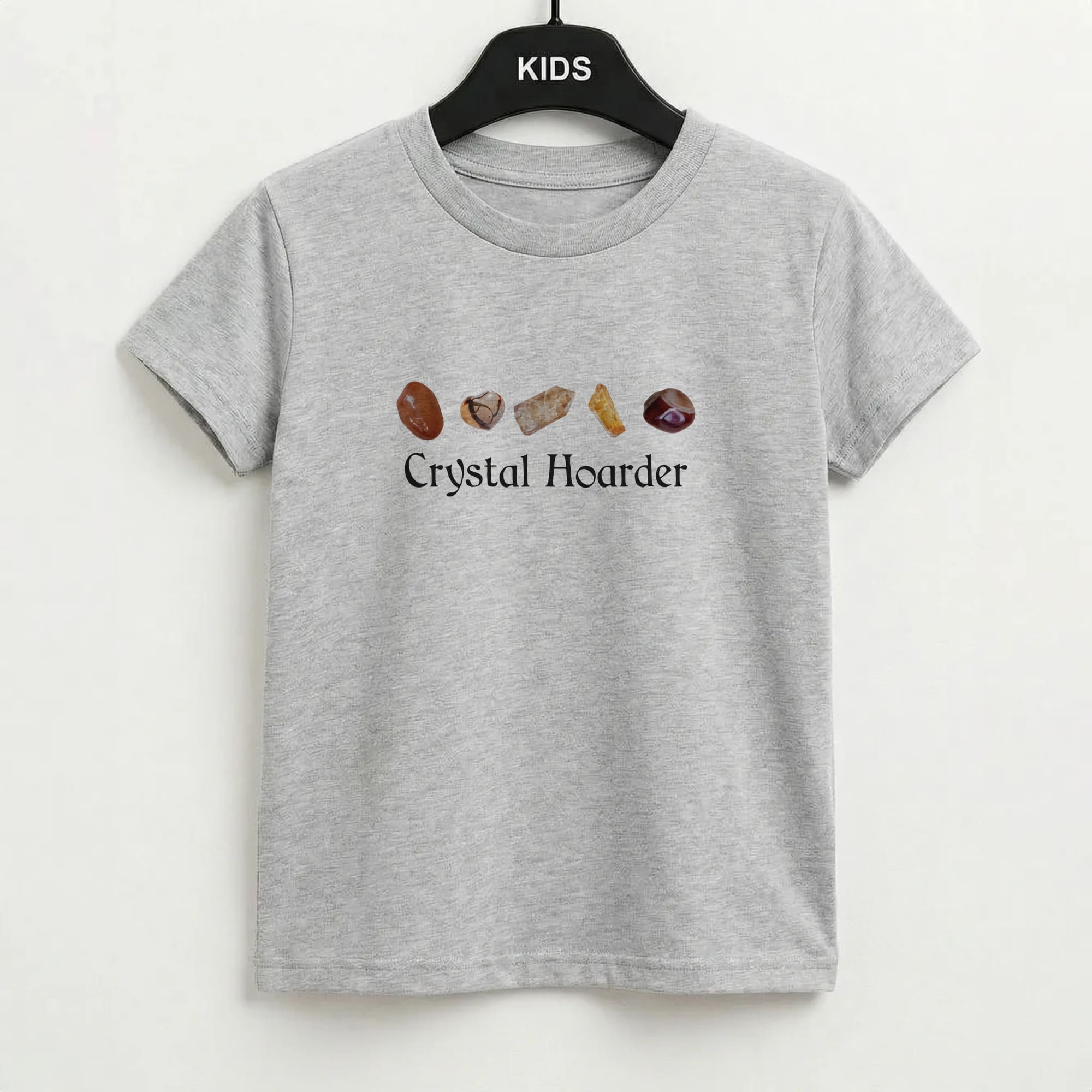 Crystal Hoarder Pattern Kids T-Shirt