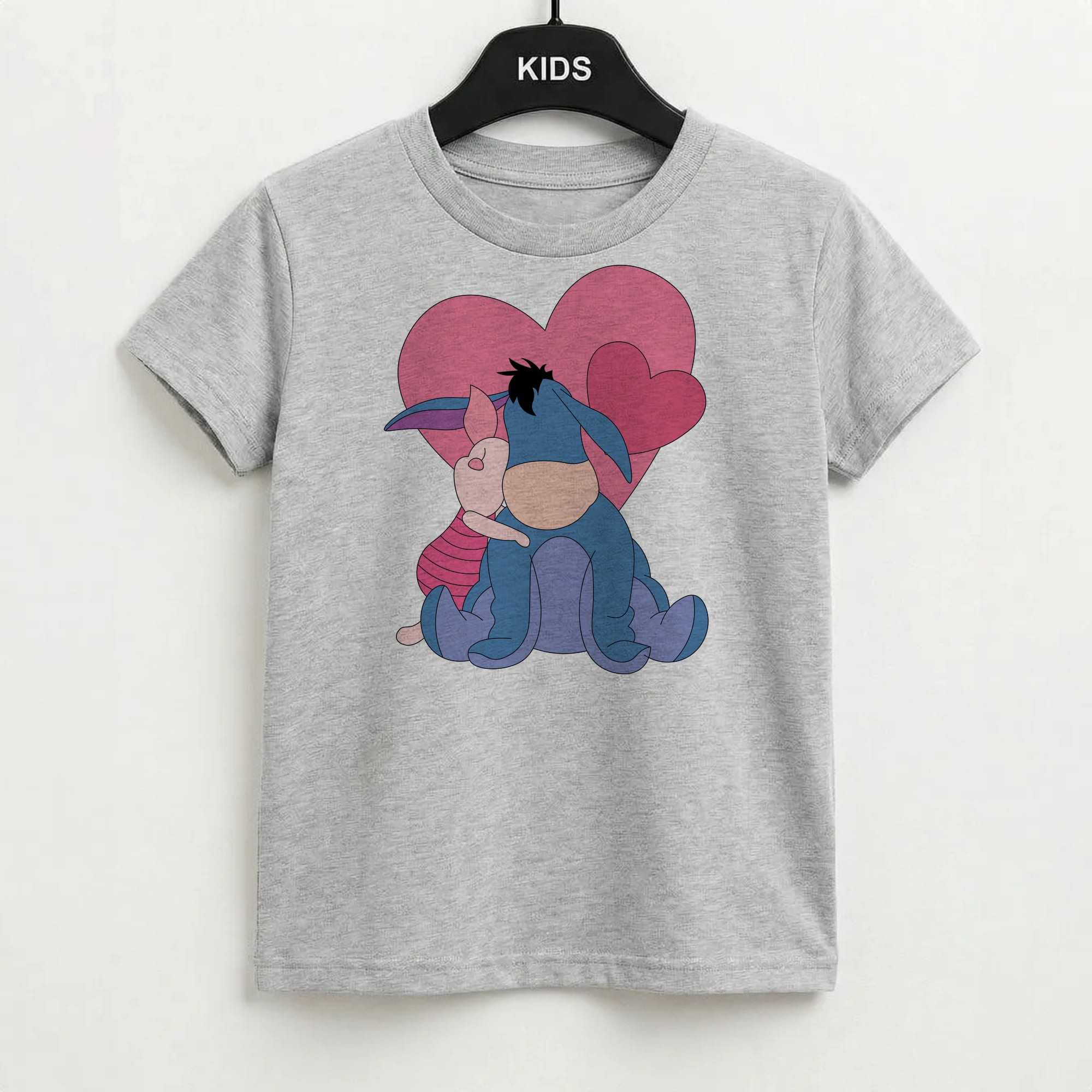 Donkey and Pig Valentine's Kids T-Shirt