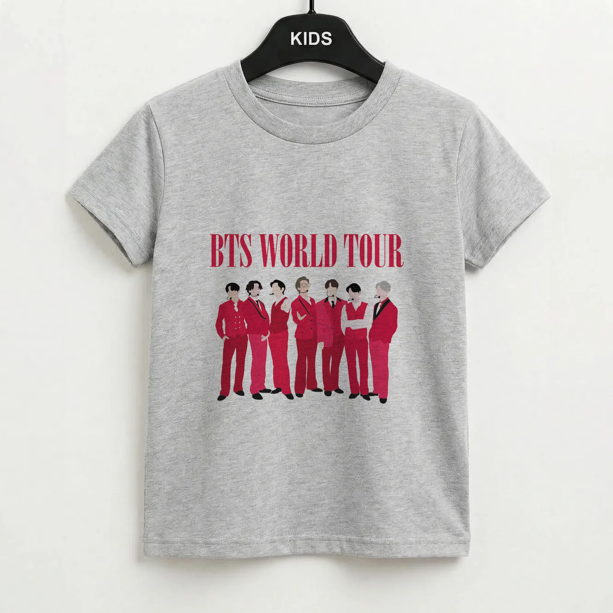 K-Pop Band World Tour 2026 Kids T-Shirt