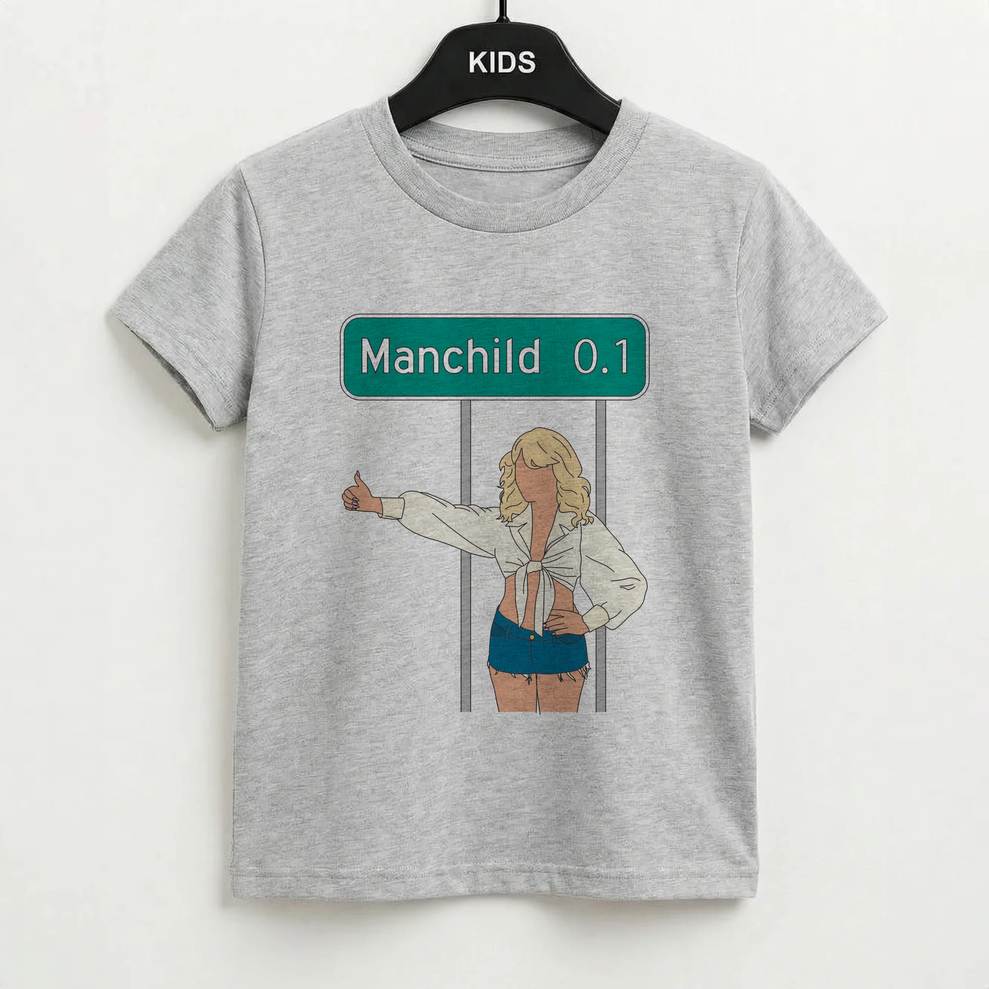 Man Child Miles Kids T-Shirt