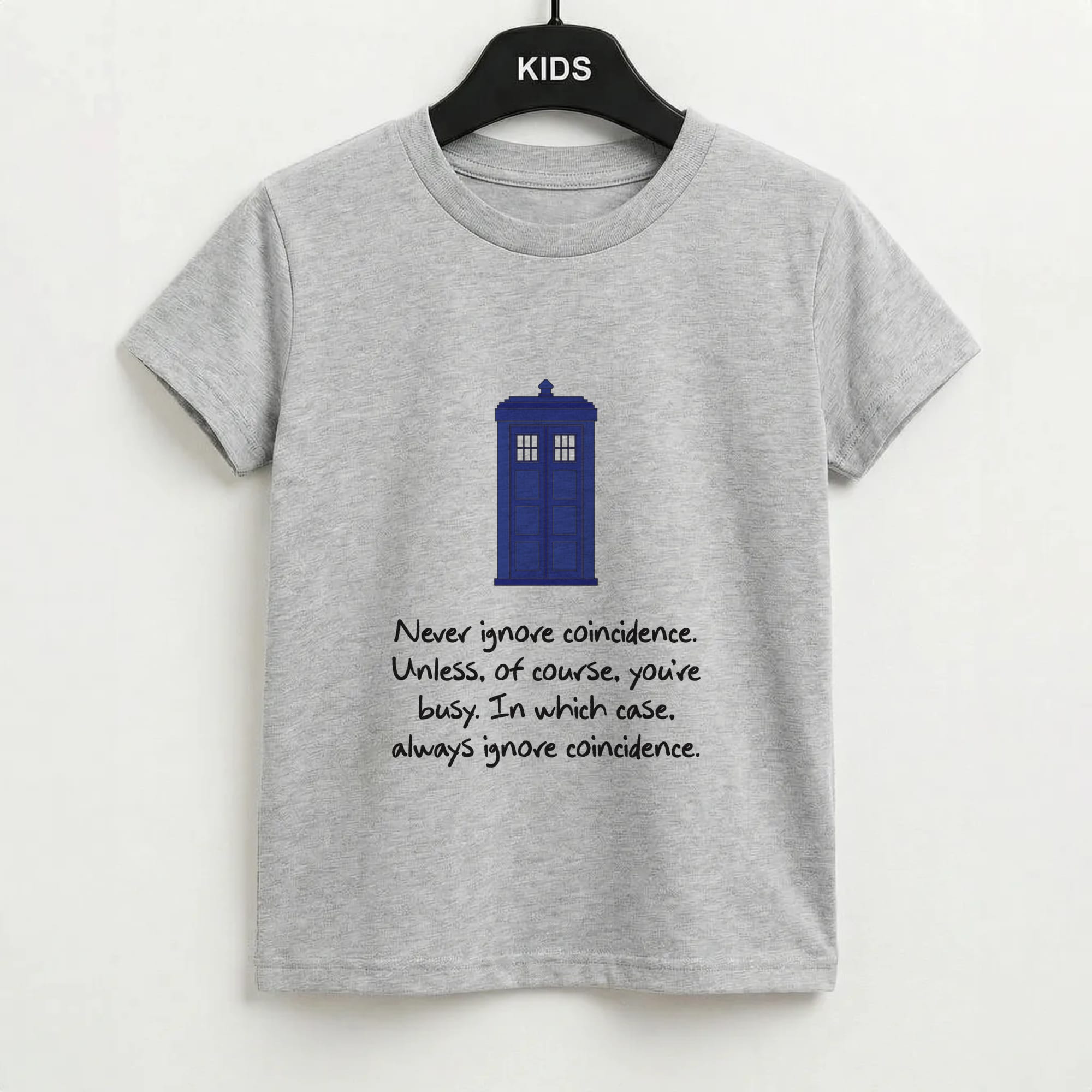 Never Ignore Coincidence Kids T-Shirt