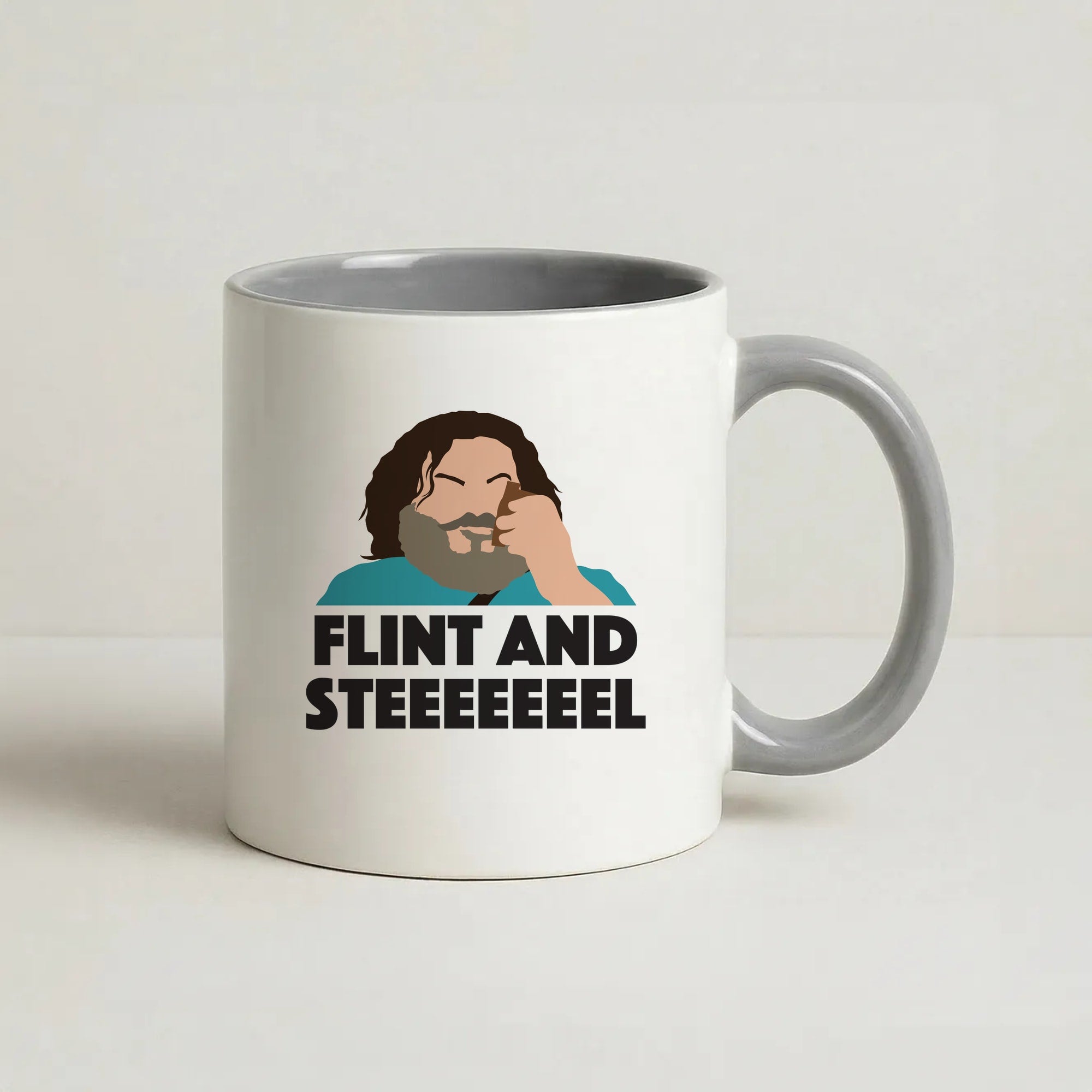 Flint And Steel Coffee Grey Mug