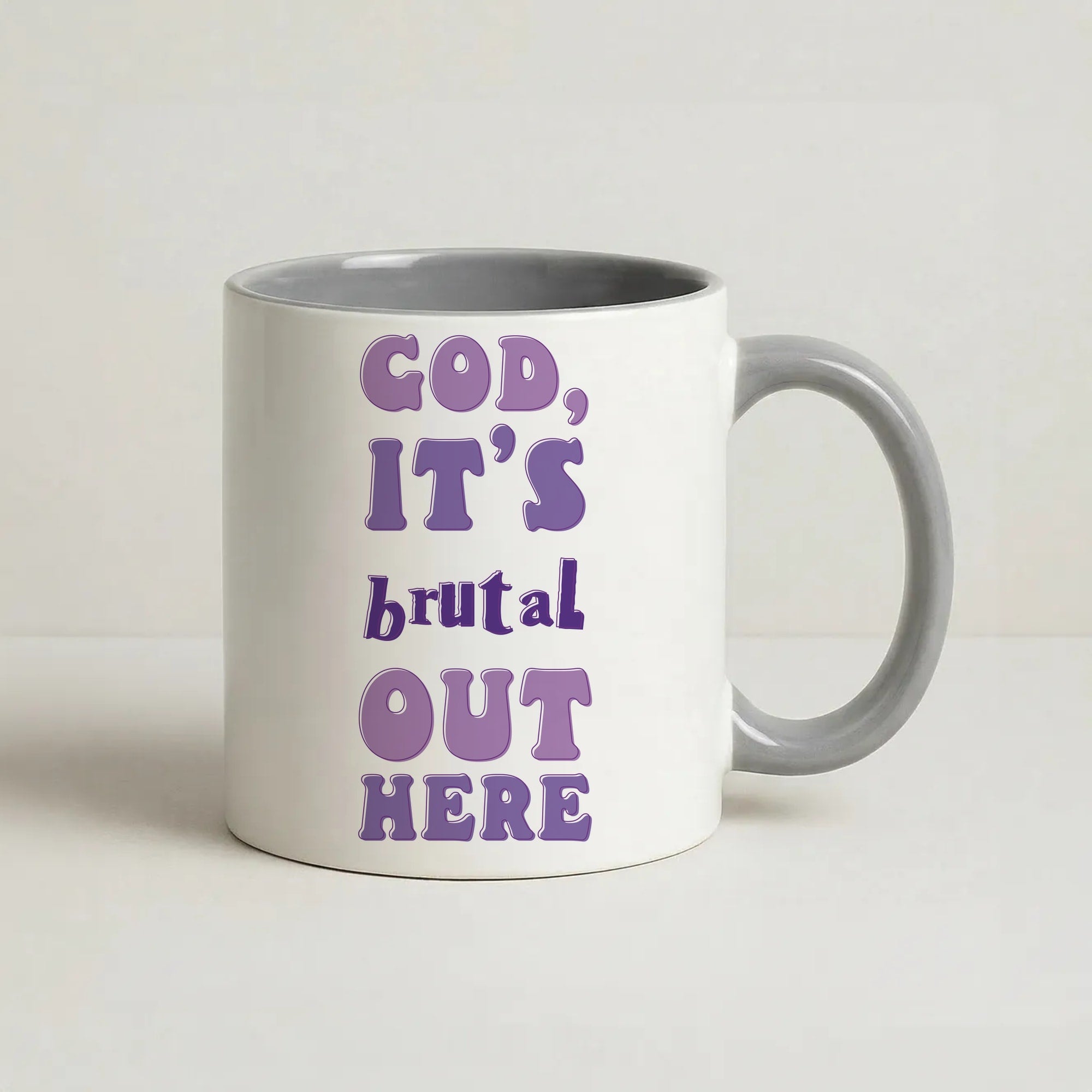 Brutal - Olivia Coffee Grey Mug