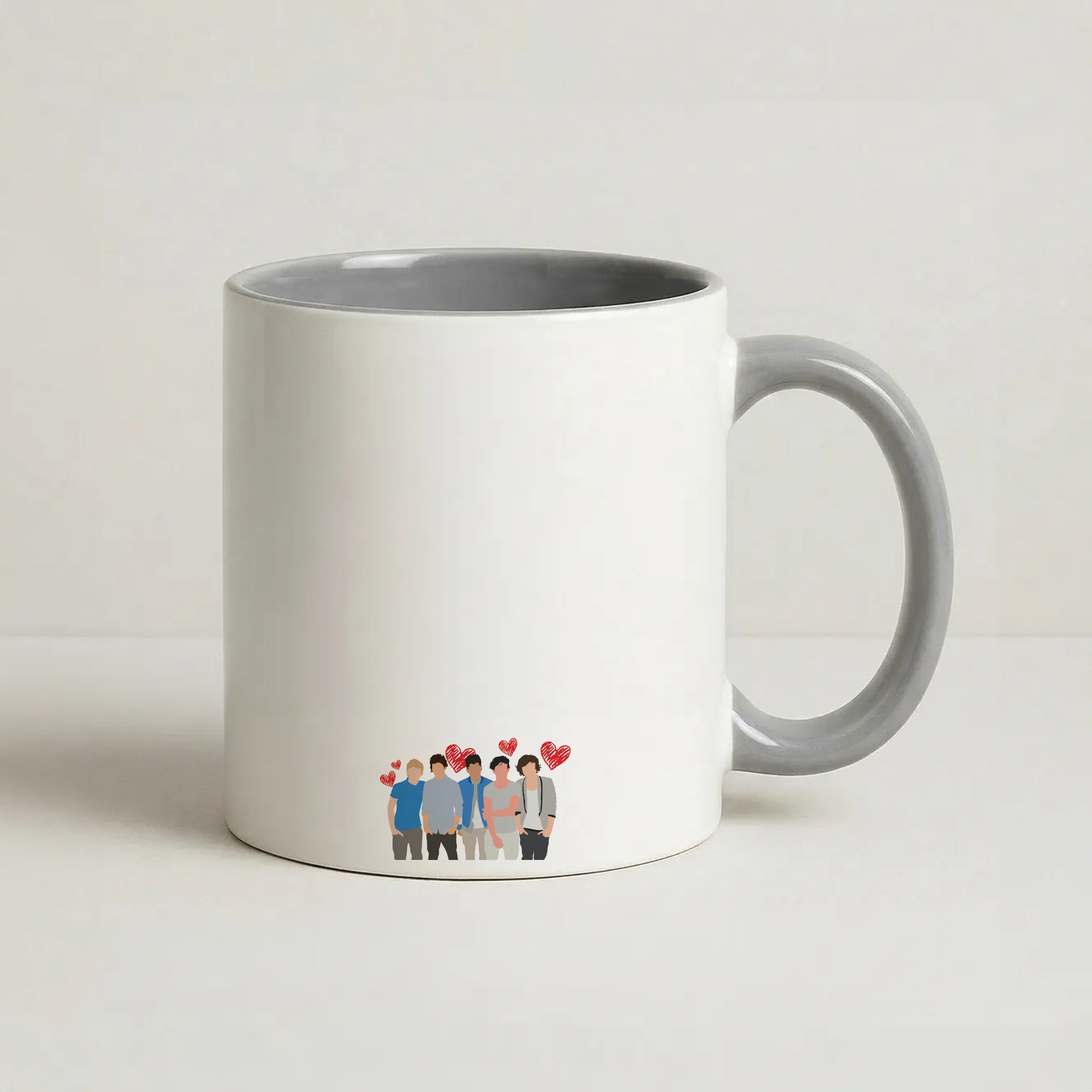 Love Band Coffee Grey Mug