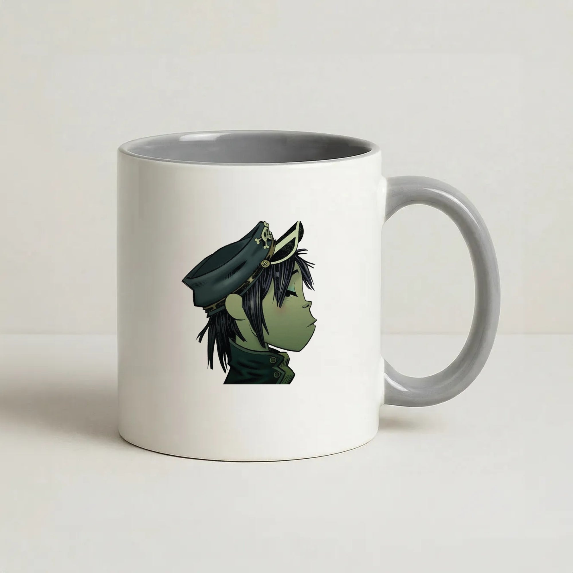 Green 2d Coffee Grey Mug