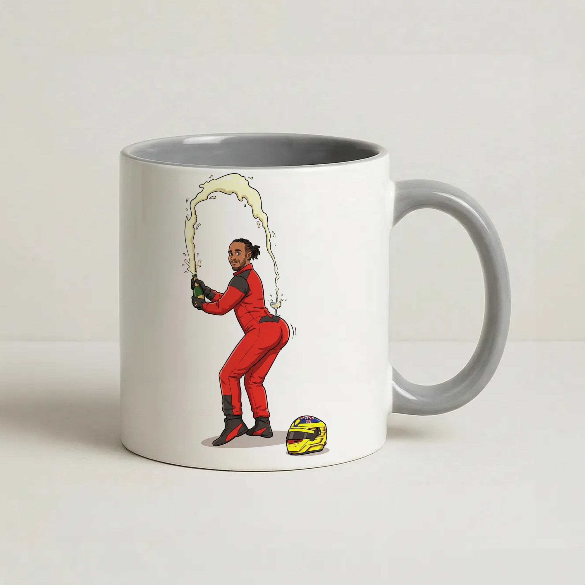 "Brake" The Internet Coffee Grey Mug