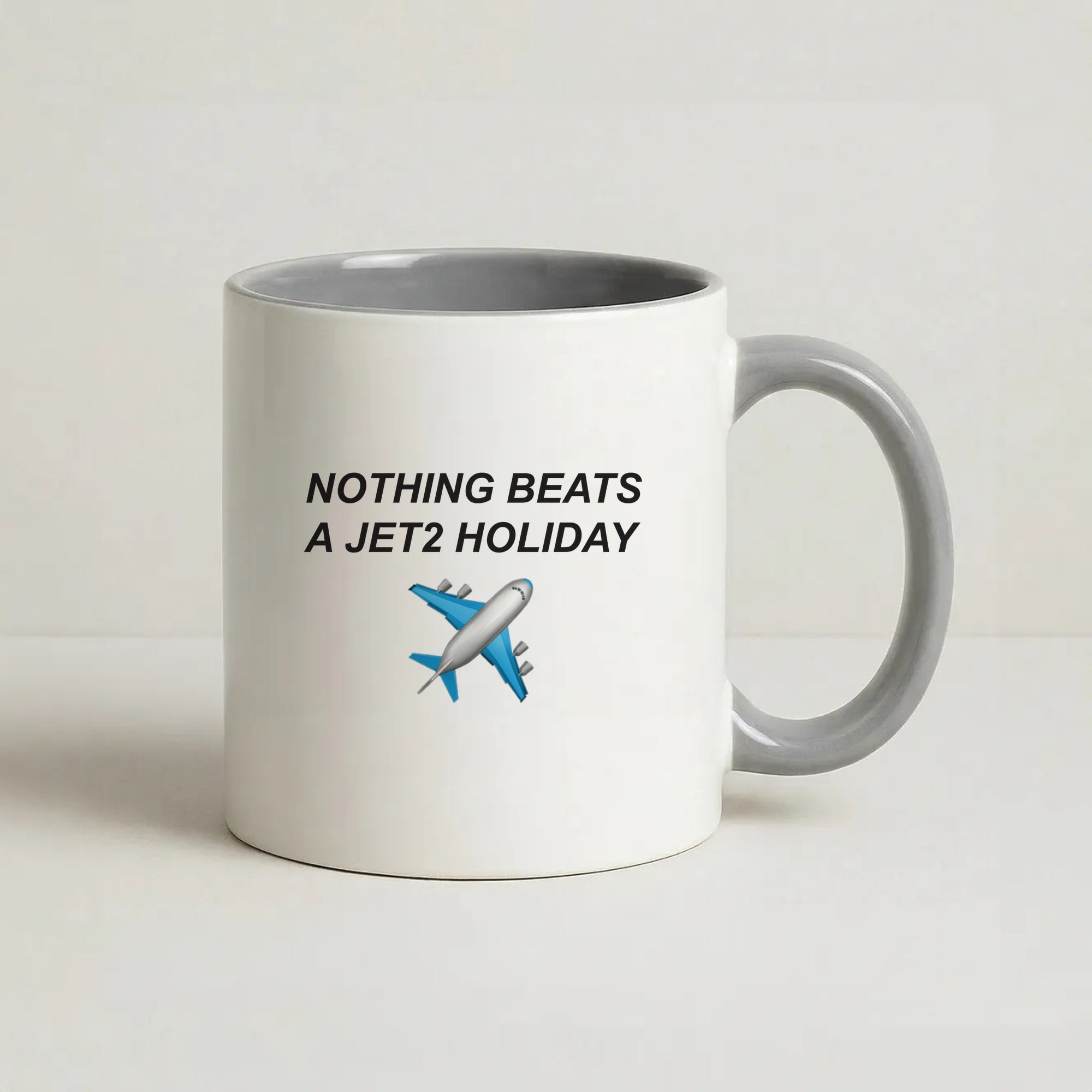 Nothing Beats A Holiday Coffee Grey Mug