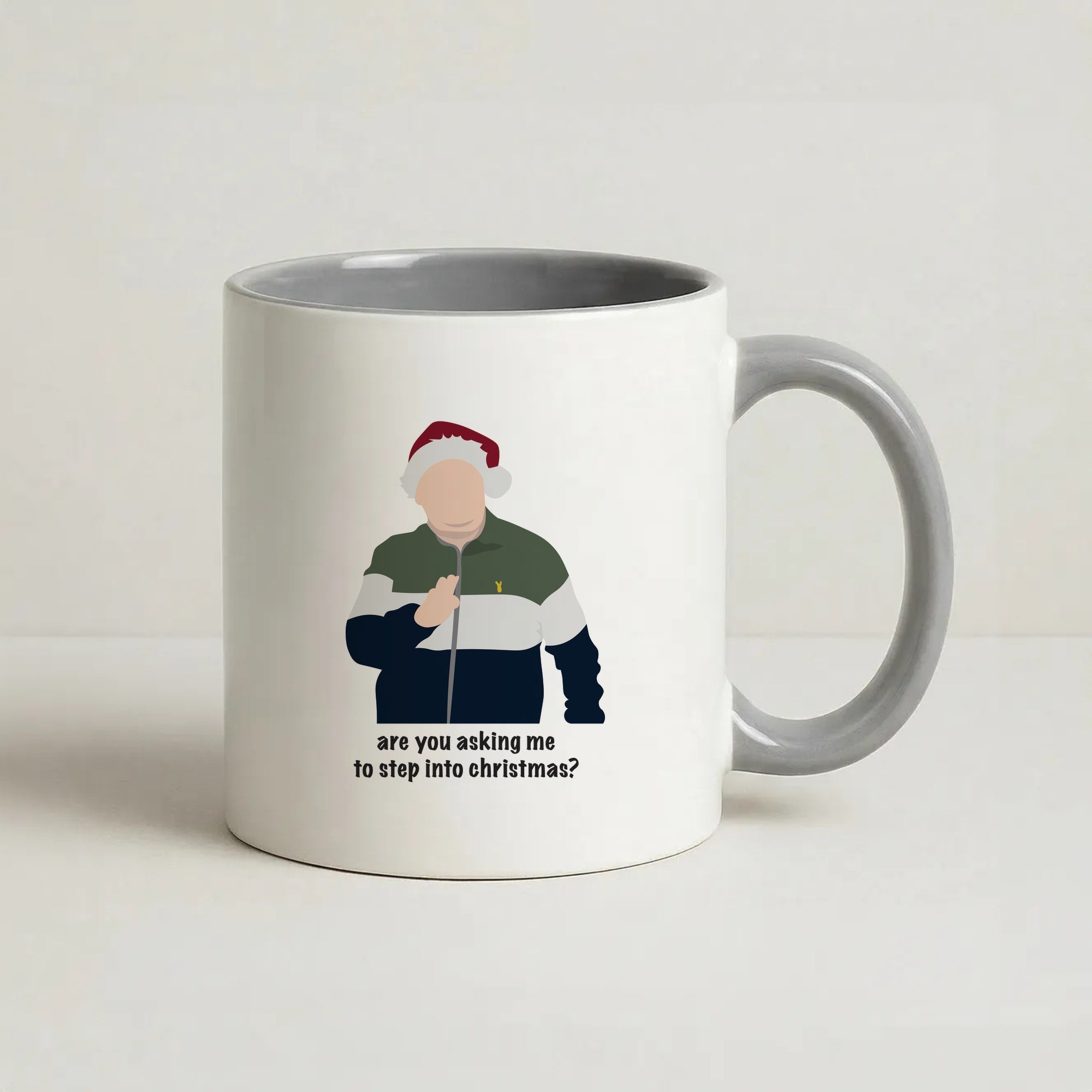 Are You Asking Me To Step Into Christmas - Gavin And Stacey Coffee Grey Mug
