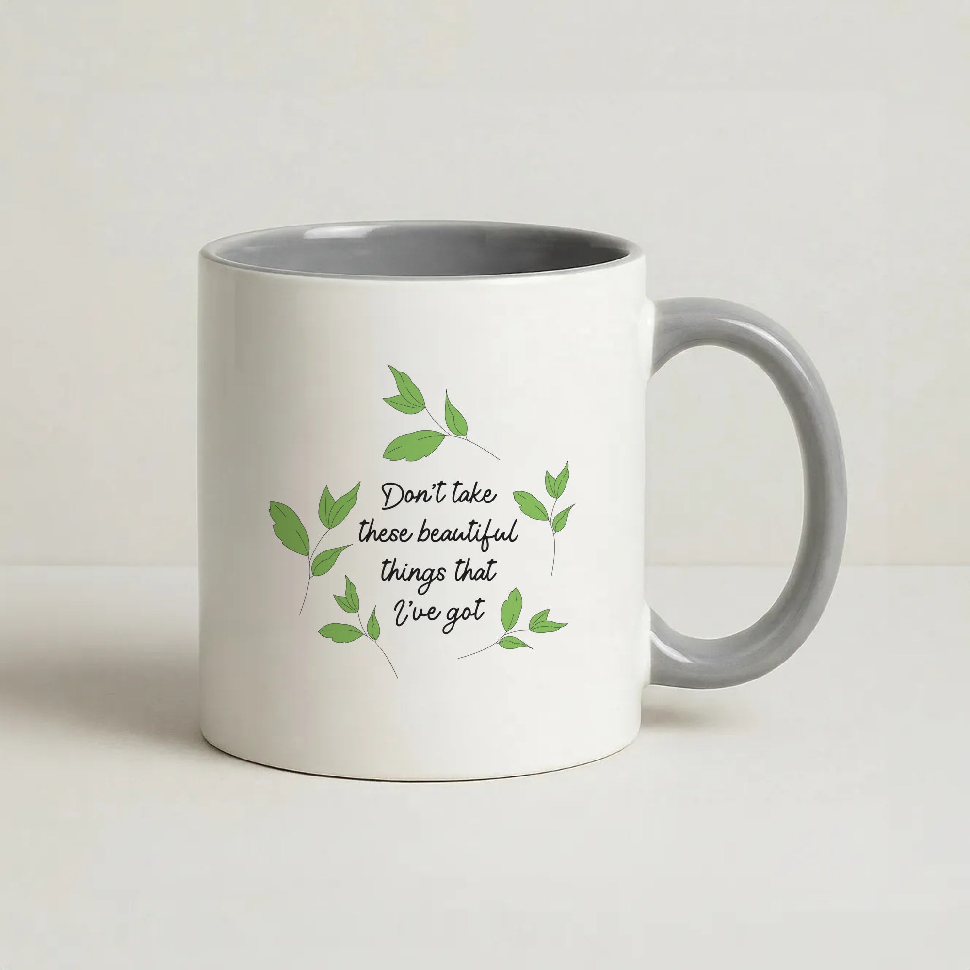 Don't Take These Beautiful Things That I've Got Coffee Grey Mug