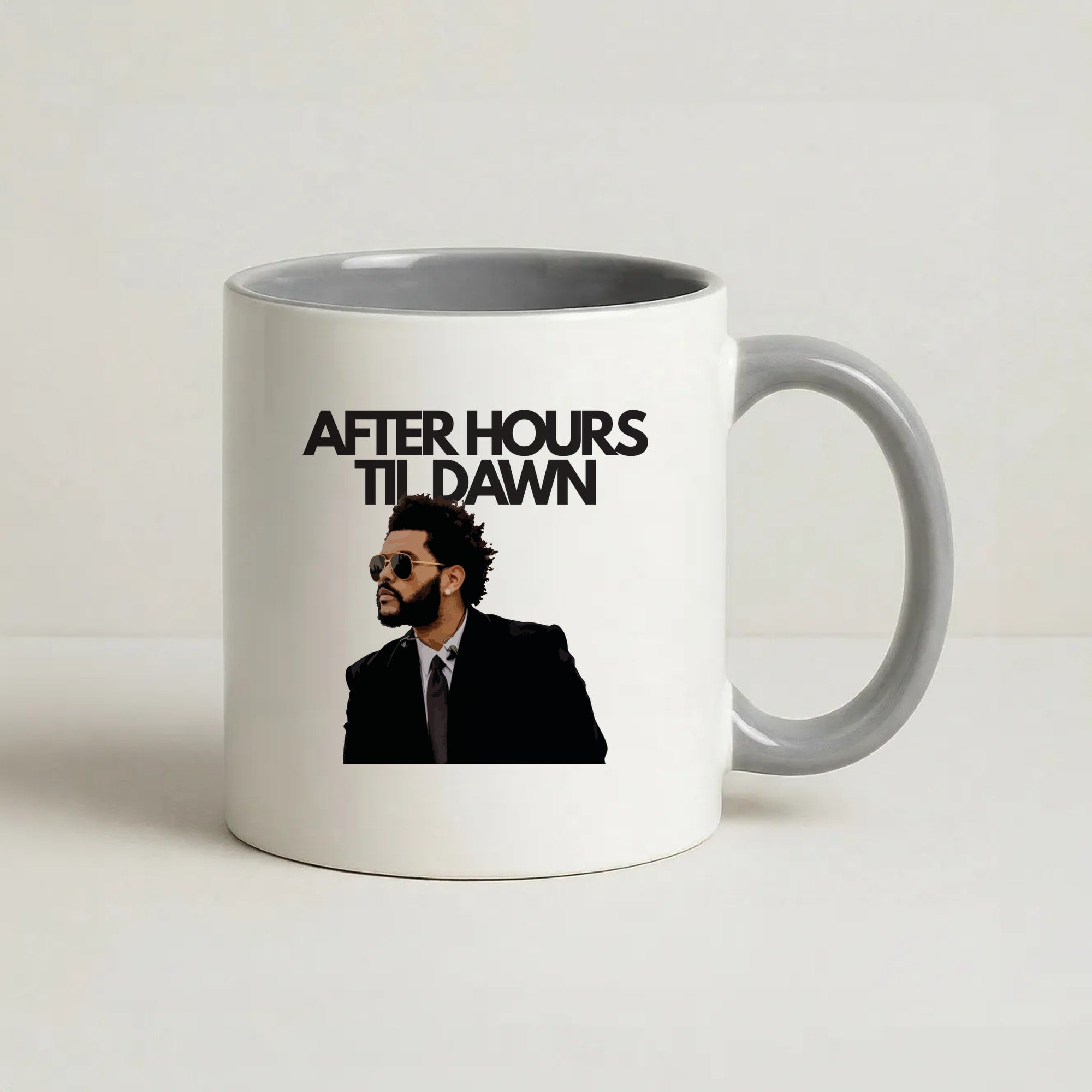AHTD Singer Coffee Grey Mug