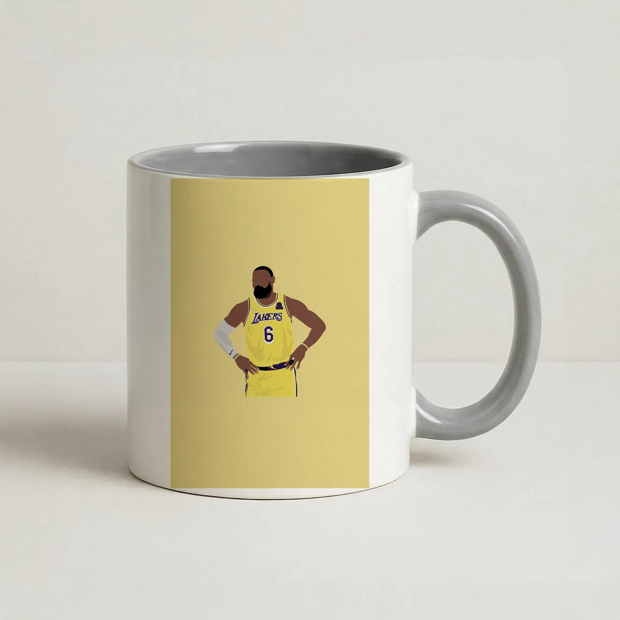 Lebron - Baskteball Coffee Grey Mug