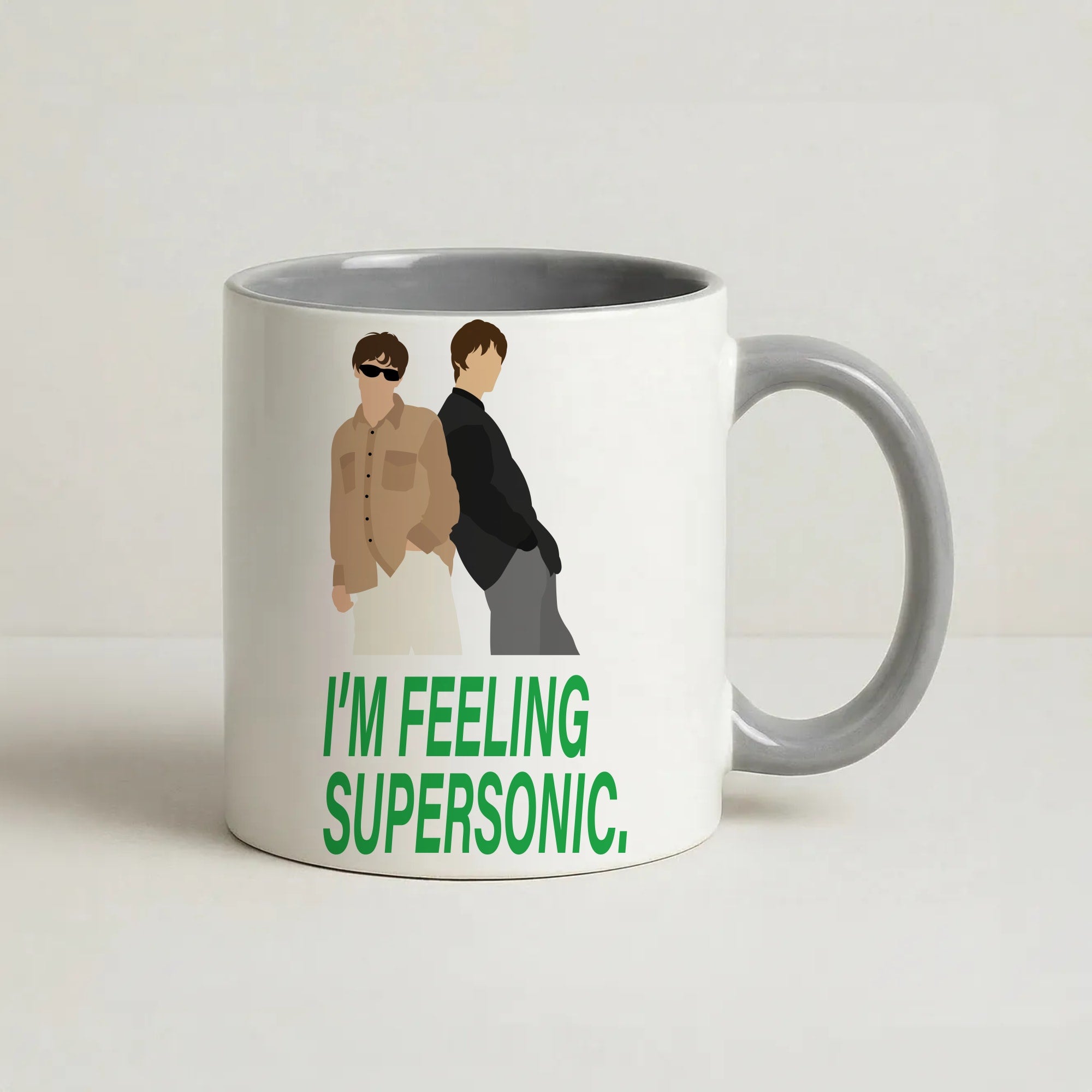 I'm Feeling Supersonic Coffee Grey Mug
