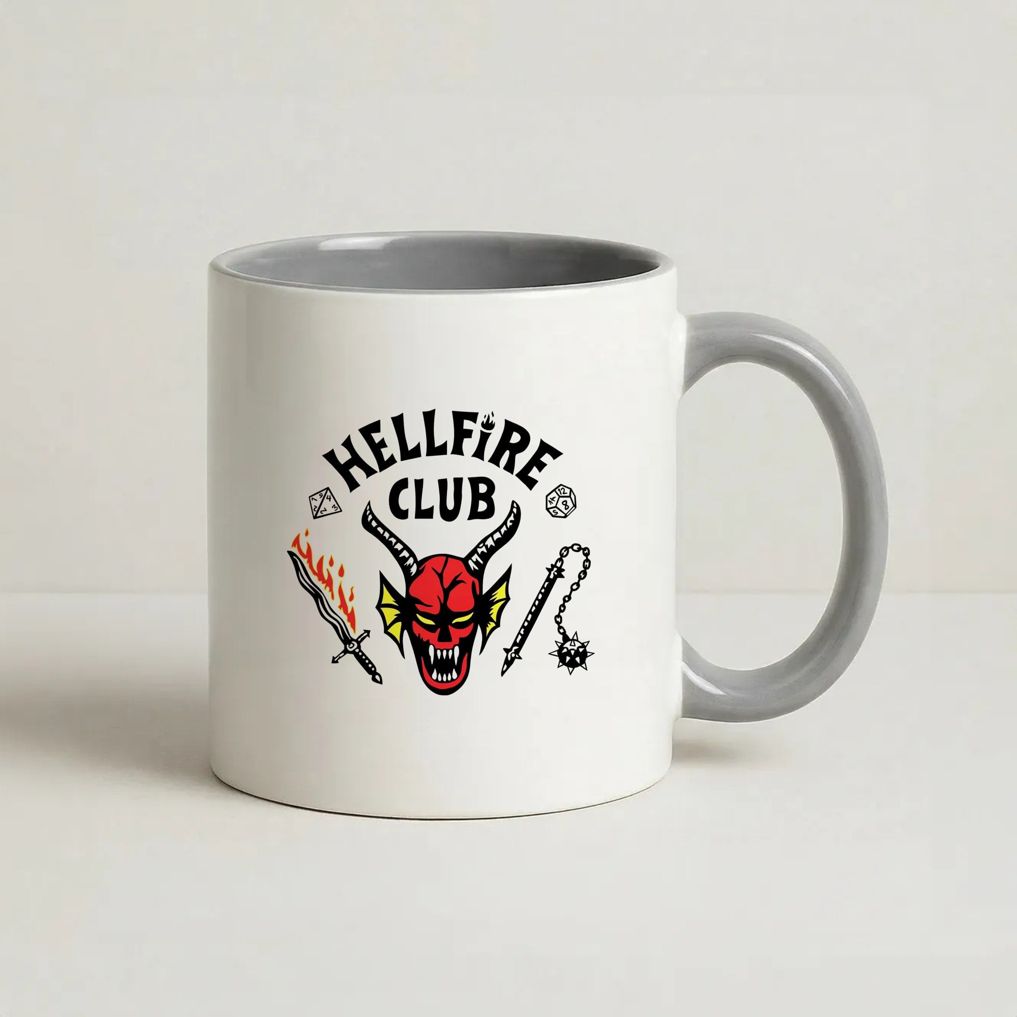 Hellfire Club Logo Coffee Grey Mug