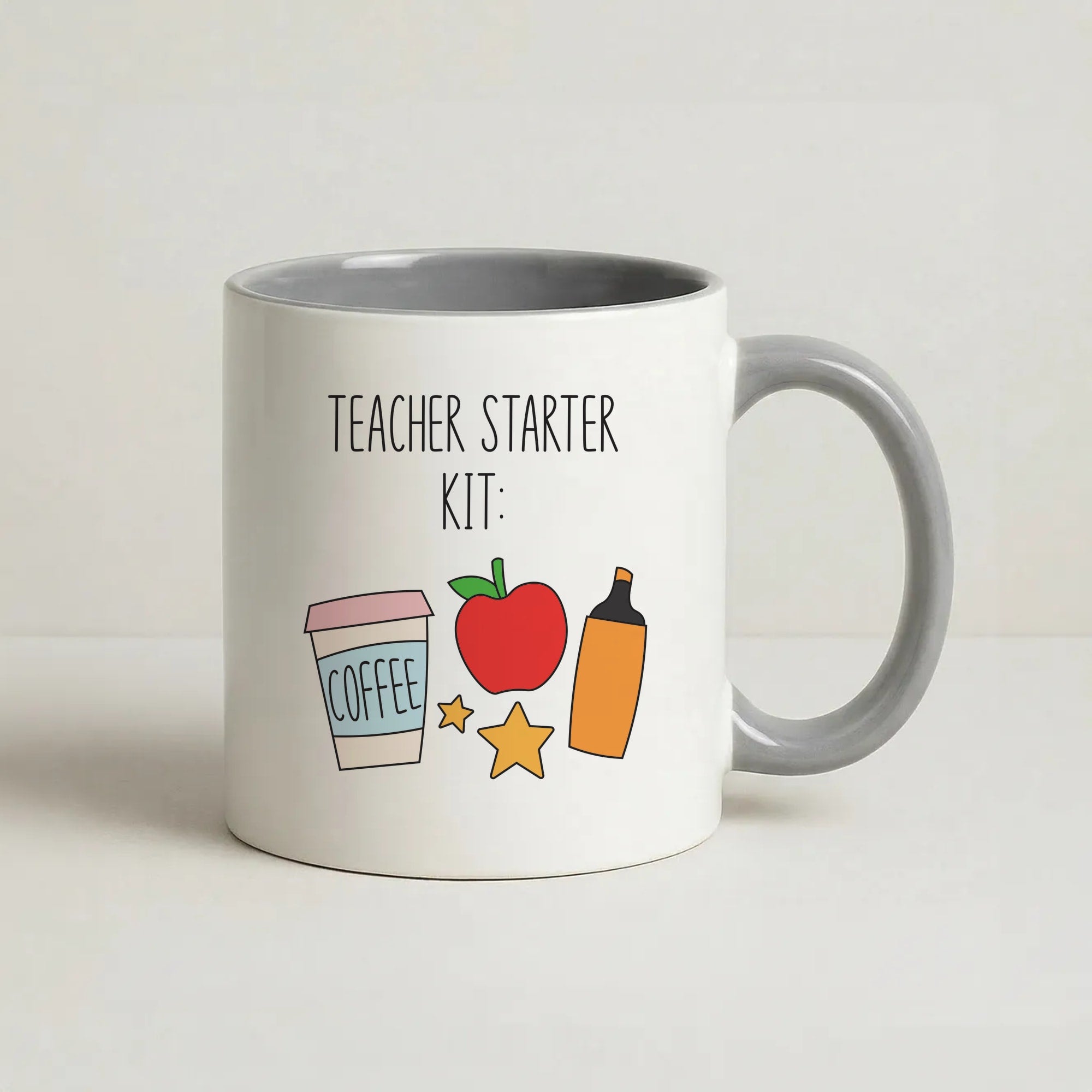 Teacher Starter Kit Coffee Grey Mug