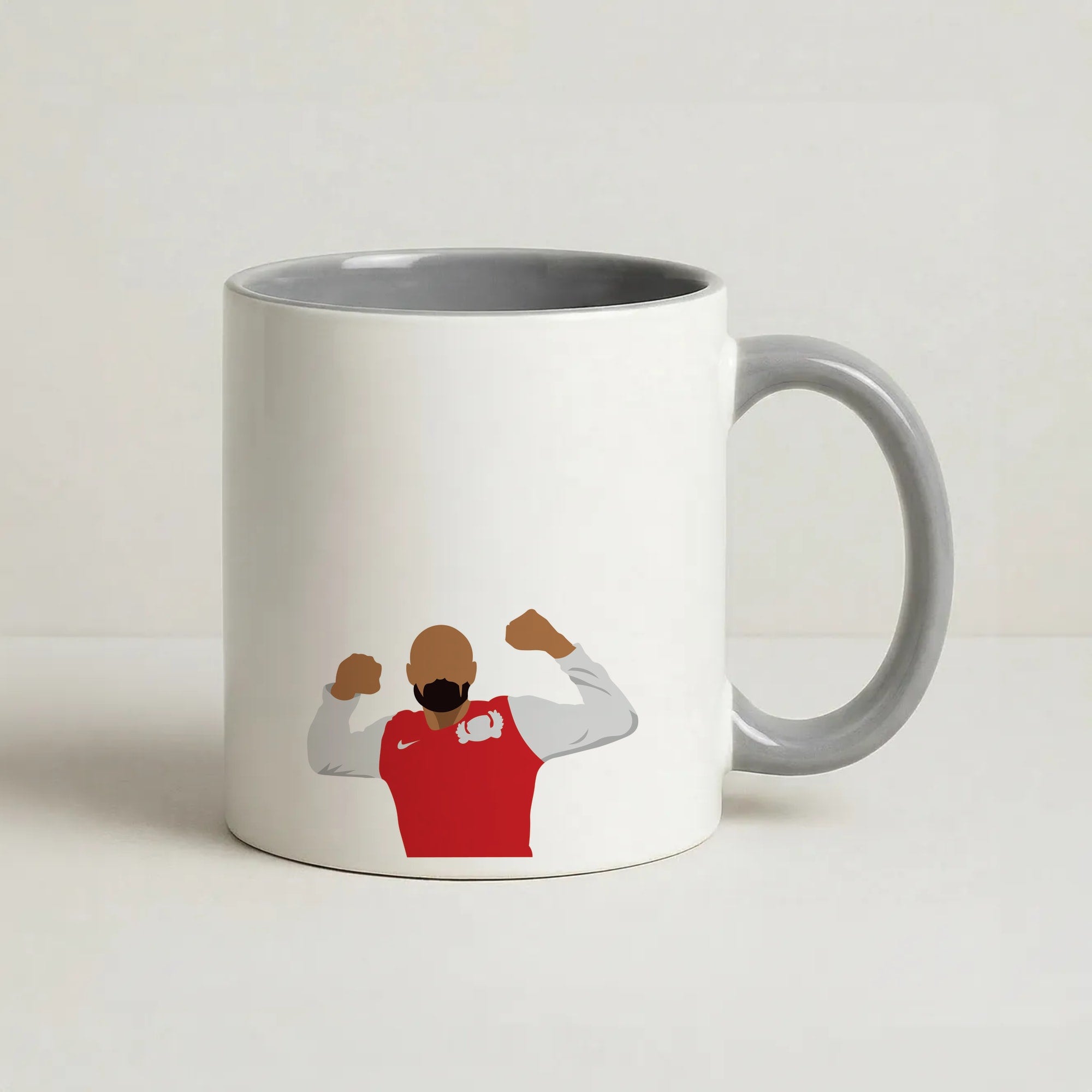 Henry - Football Coffee Grey Mug