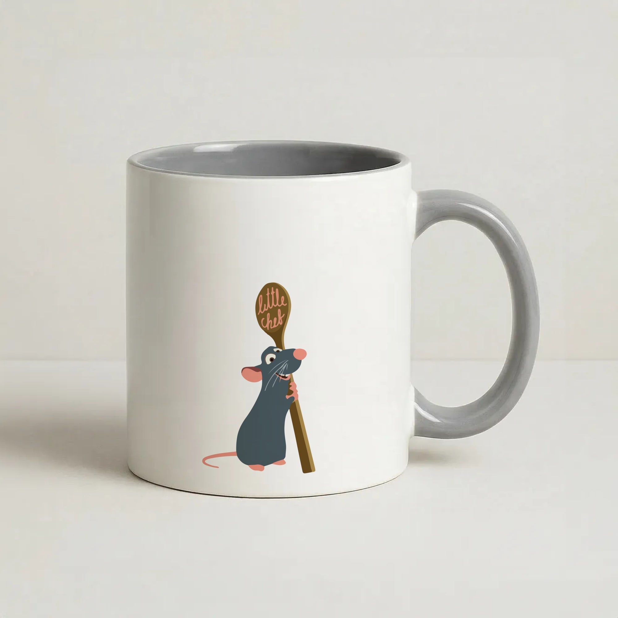 Chef Rat Coffee Grey Mug