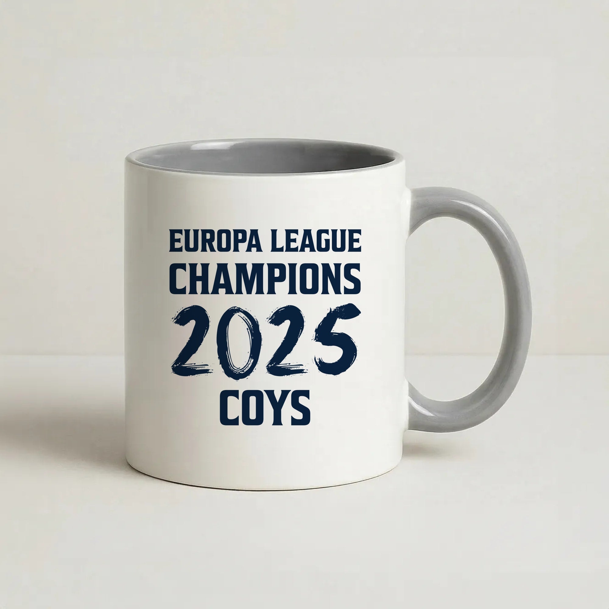Europa League Winners 2025 - COYS Coffee Grey Mug