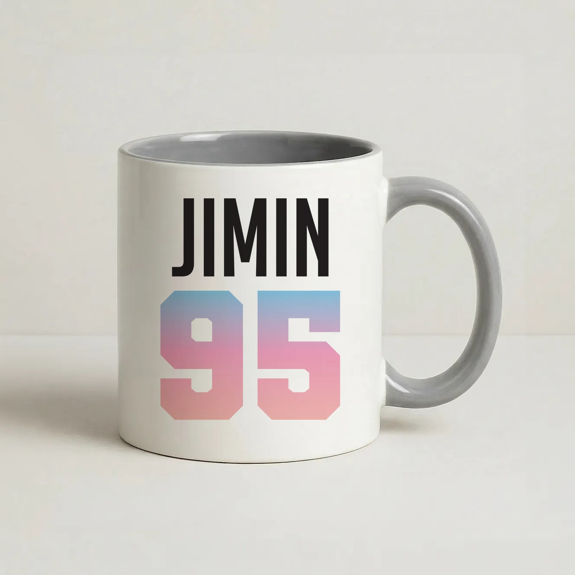 Jimin 95 Coffee Grey Mug