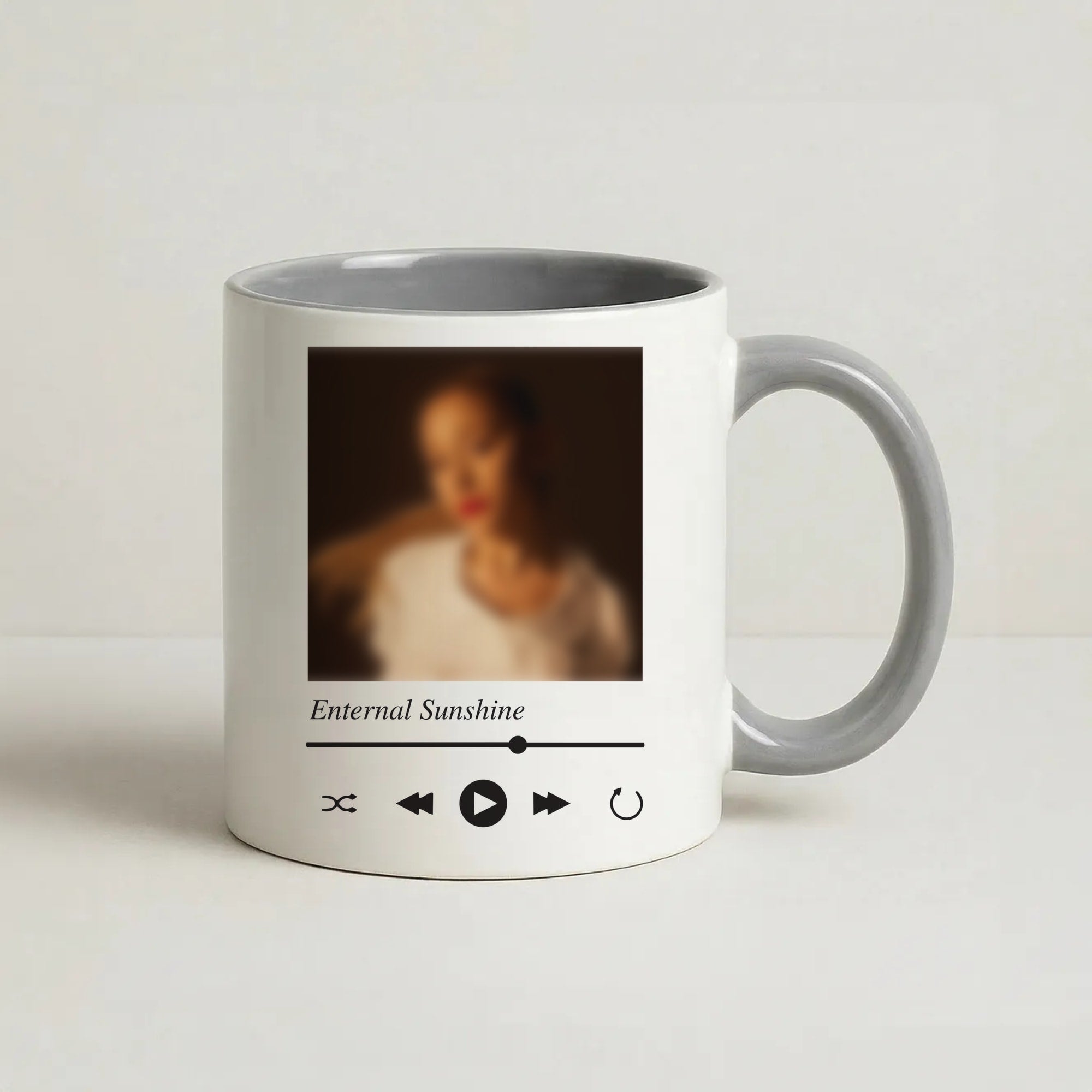 Sunshine Music Player Coffee Grey Mug