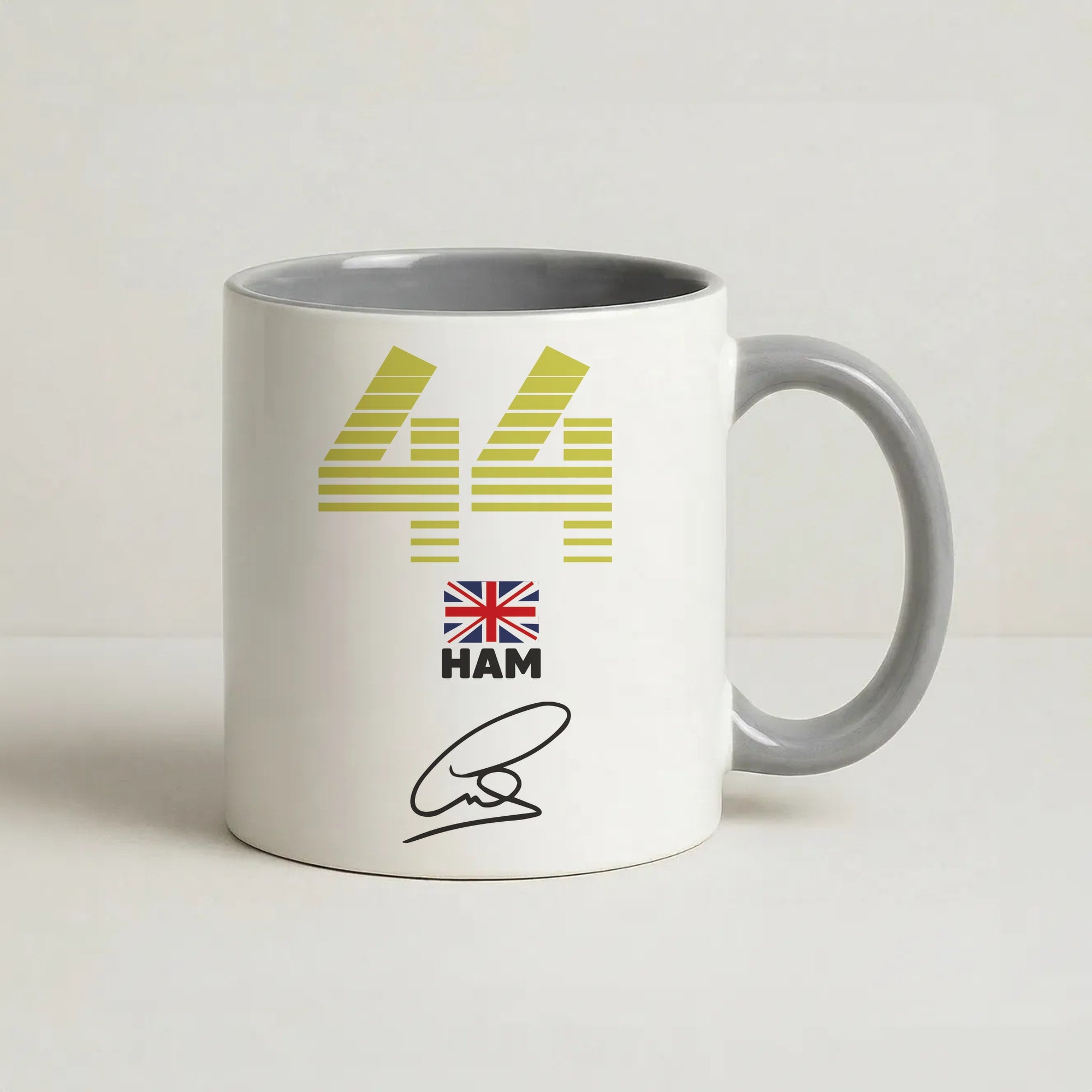 Lewis Hamilton - F1 Coffee Grey Mug