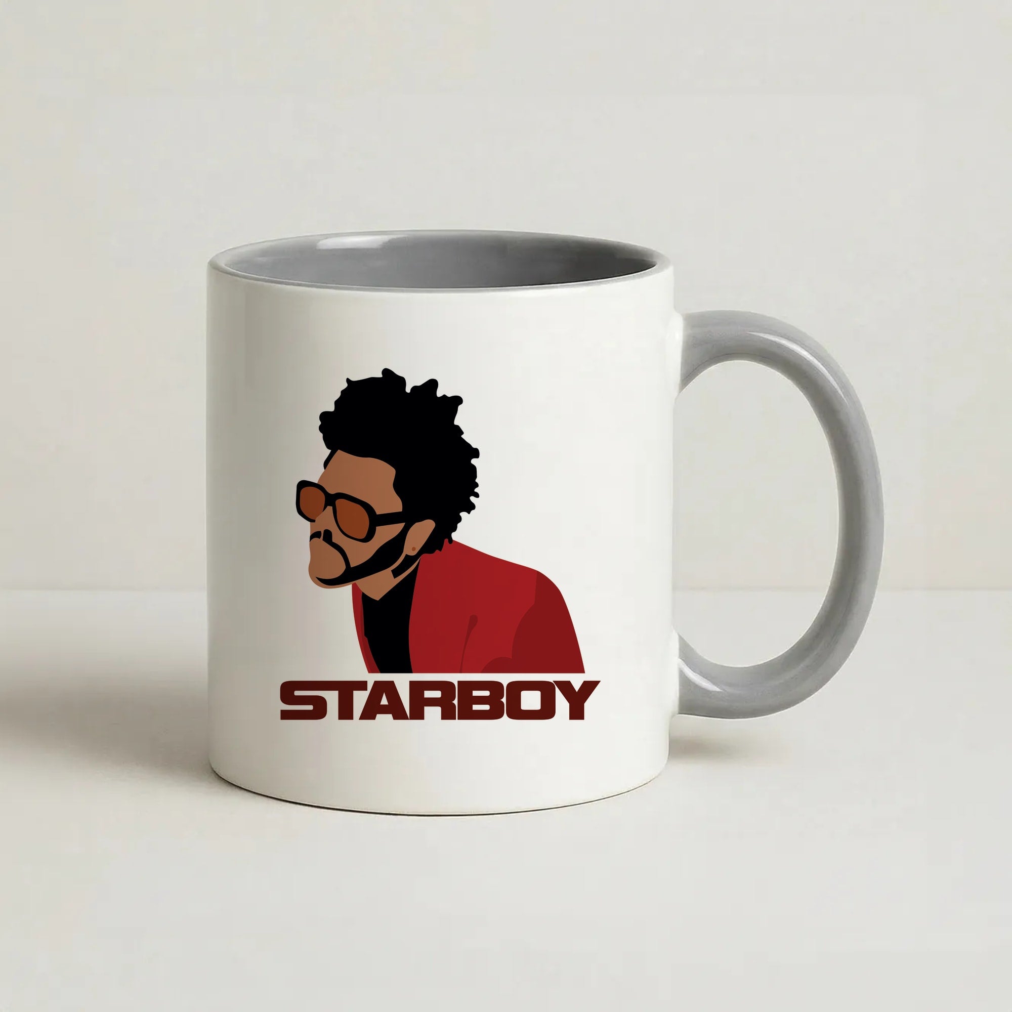 Starboy Singer Title Coffee Grey Mug