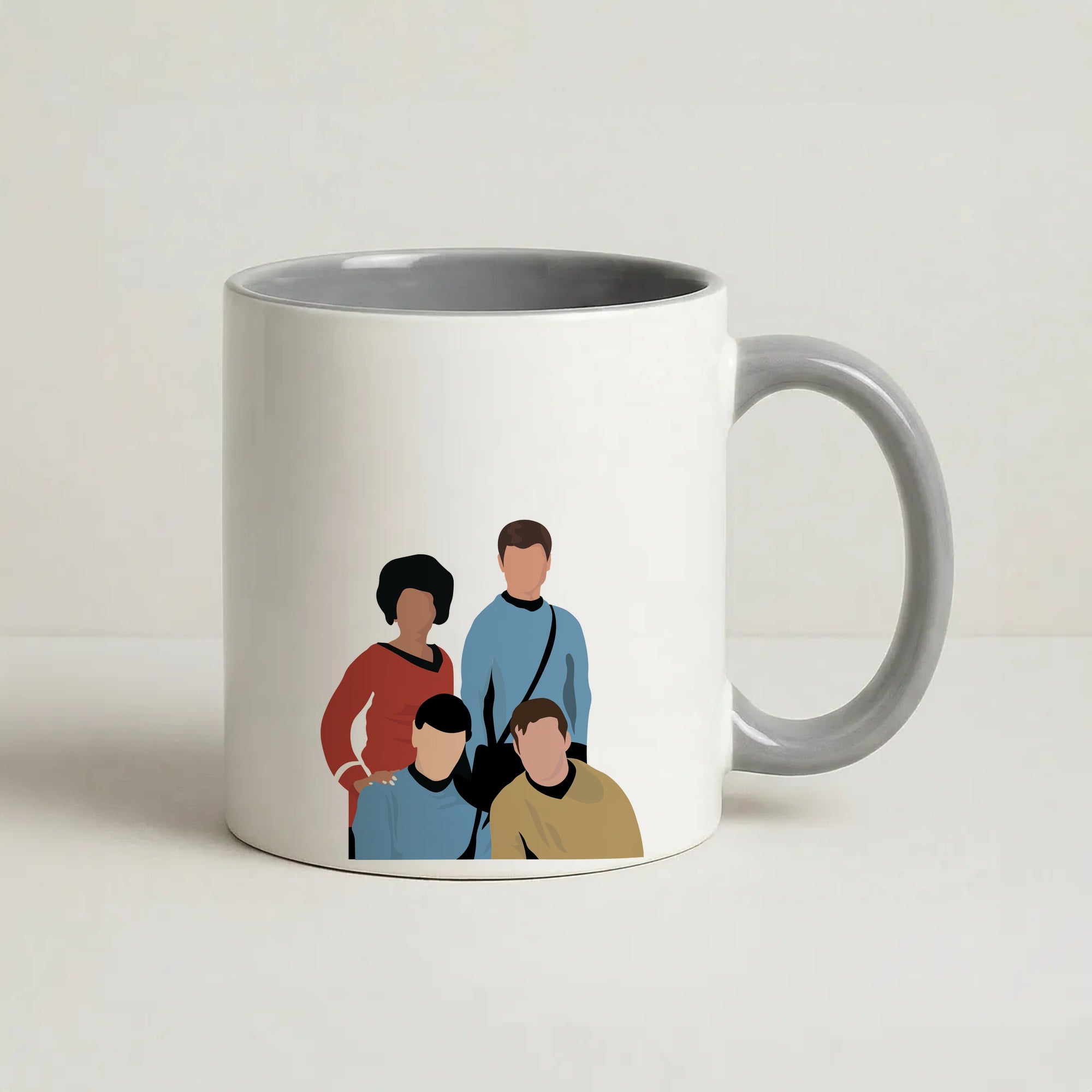 Characters Coffee Grey Mug