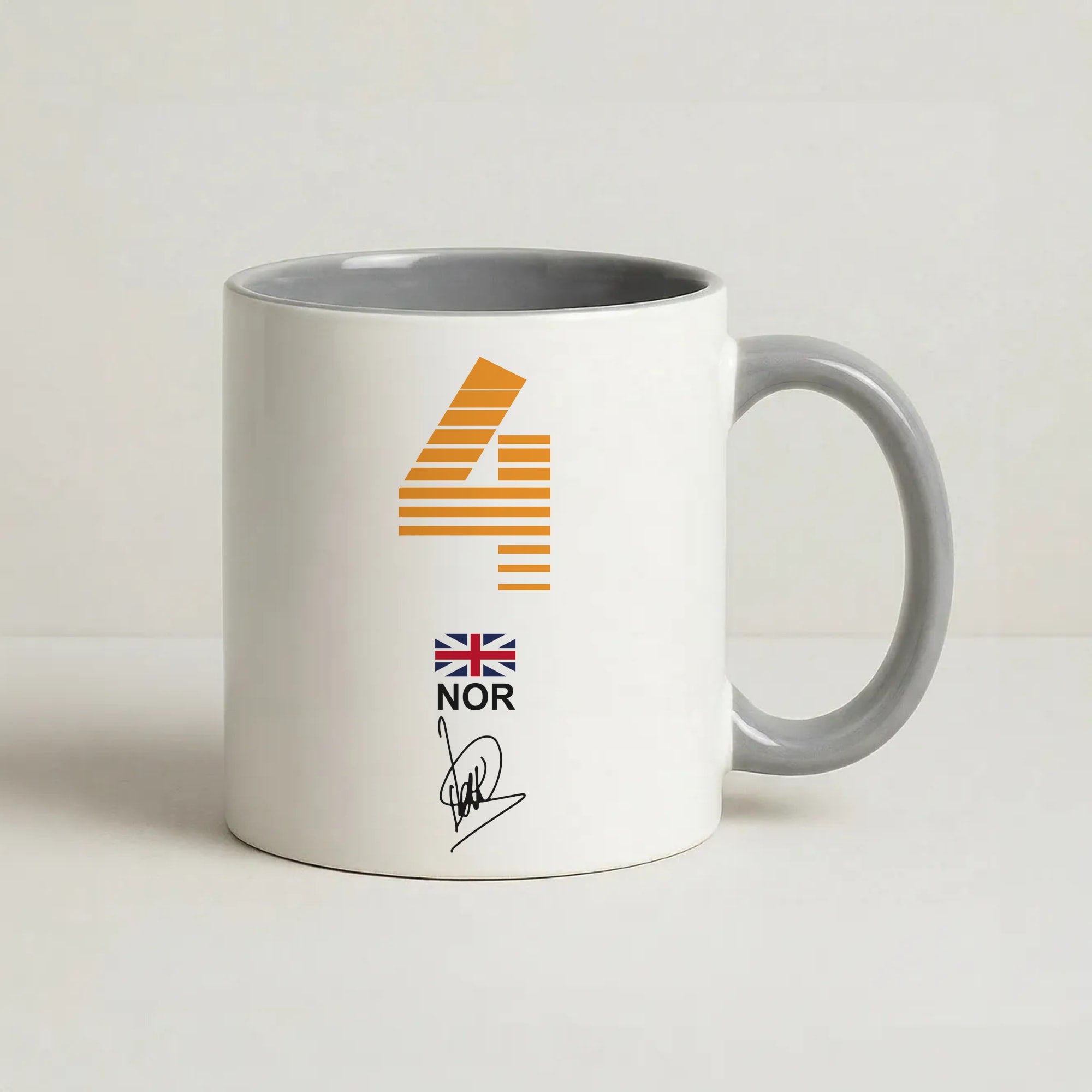 Norris - F1 Coffee Grey Mug