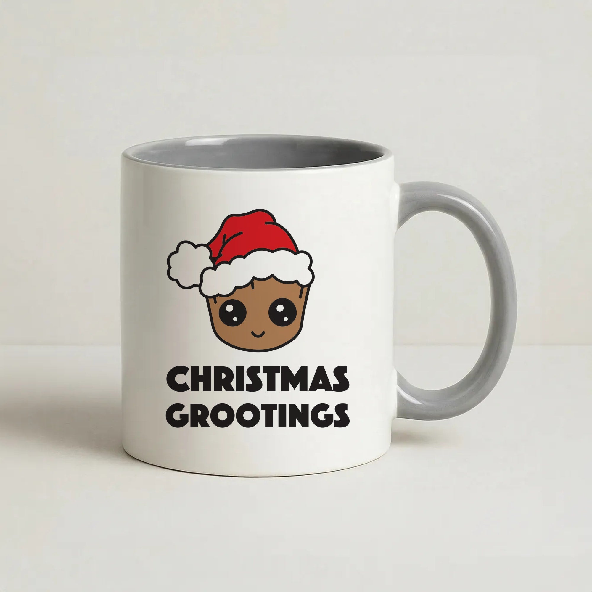 Christmas Grootings Coffee Grey Mug