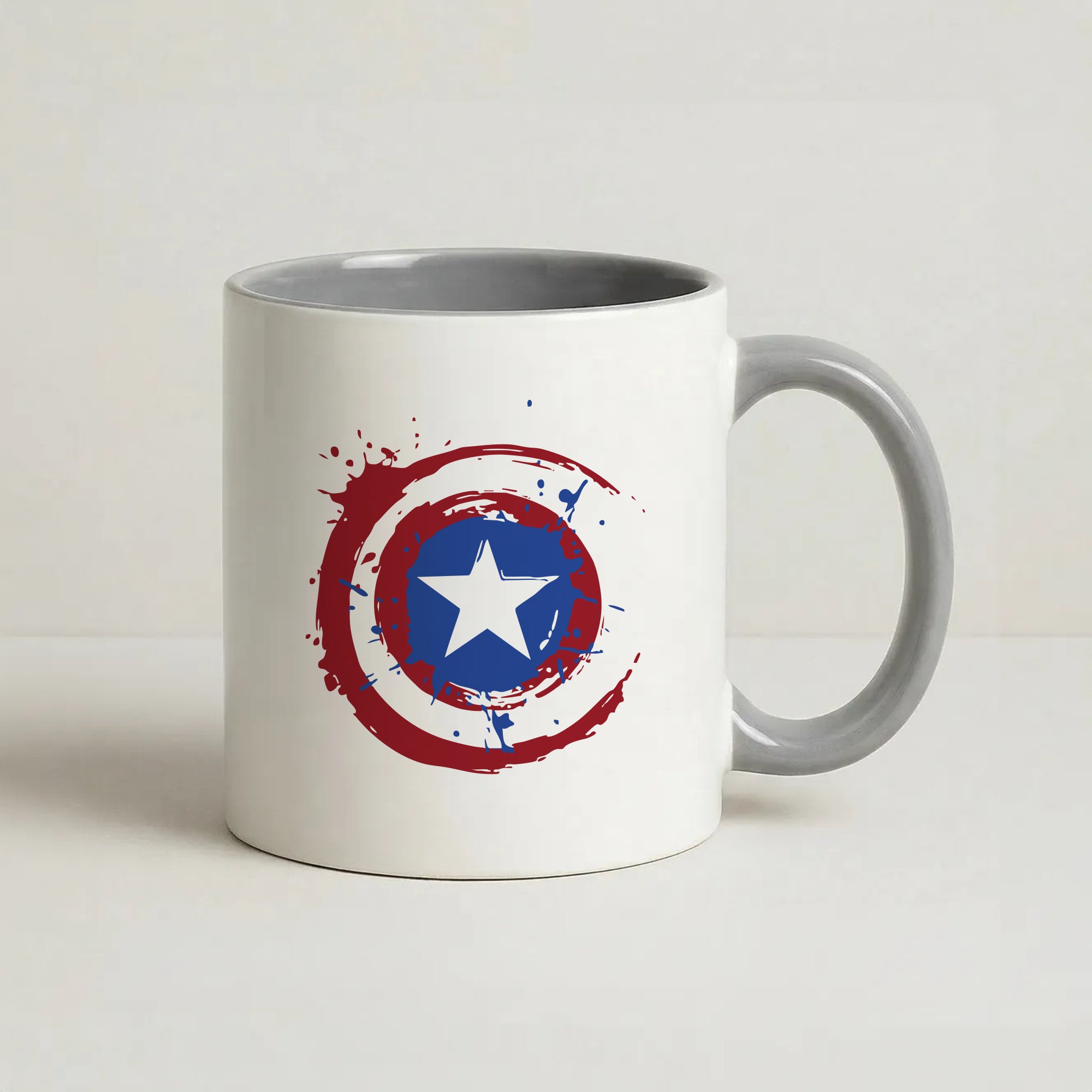 The Shield Coffee Grey Mug