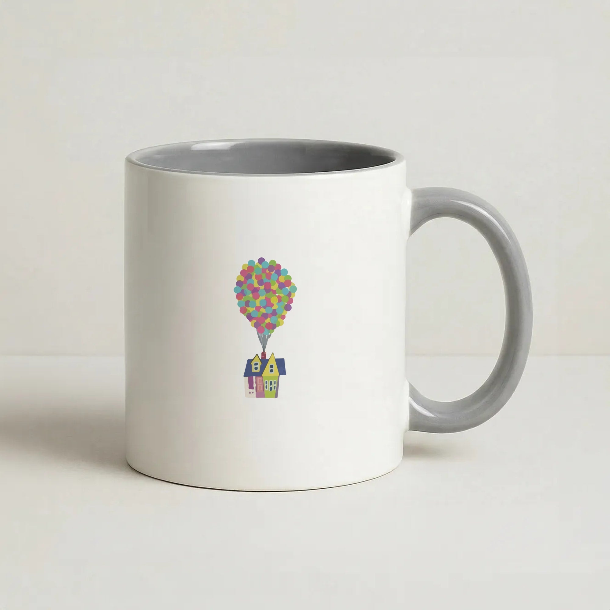 House Up Coffee Grey Mug
