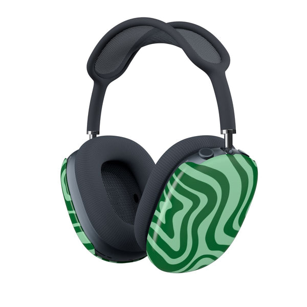 Green Abstract Halloween AirPods Max Case