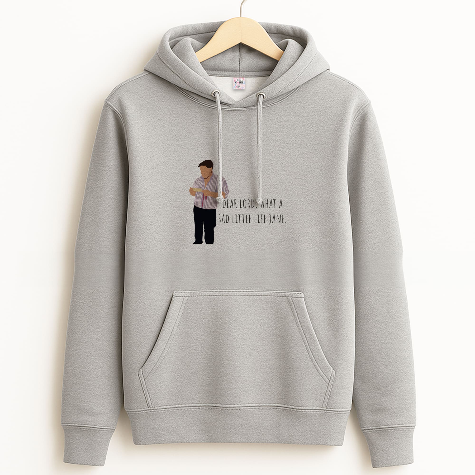 Sad Little Life Jane - British Pop Culture Grey Hoodie