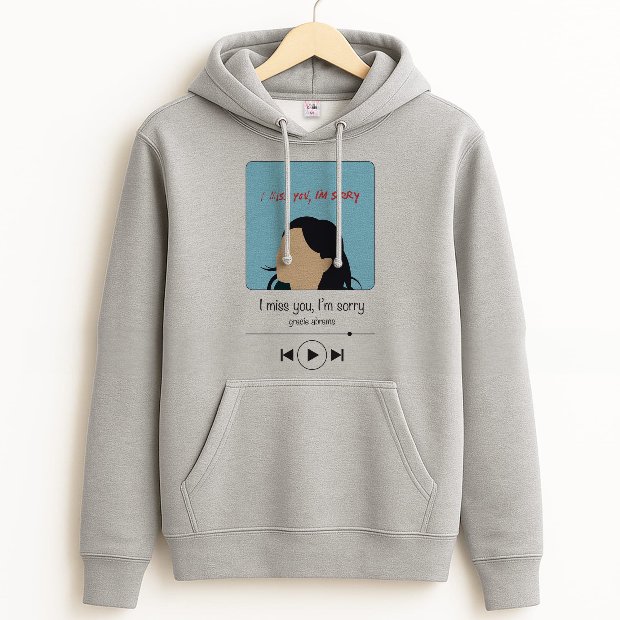 I Miss You - Abrams Grey Hoodie