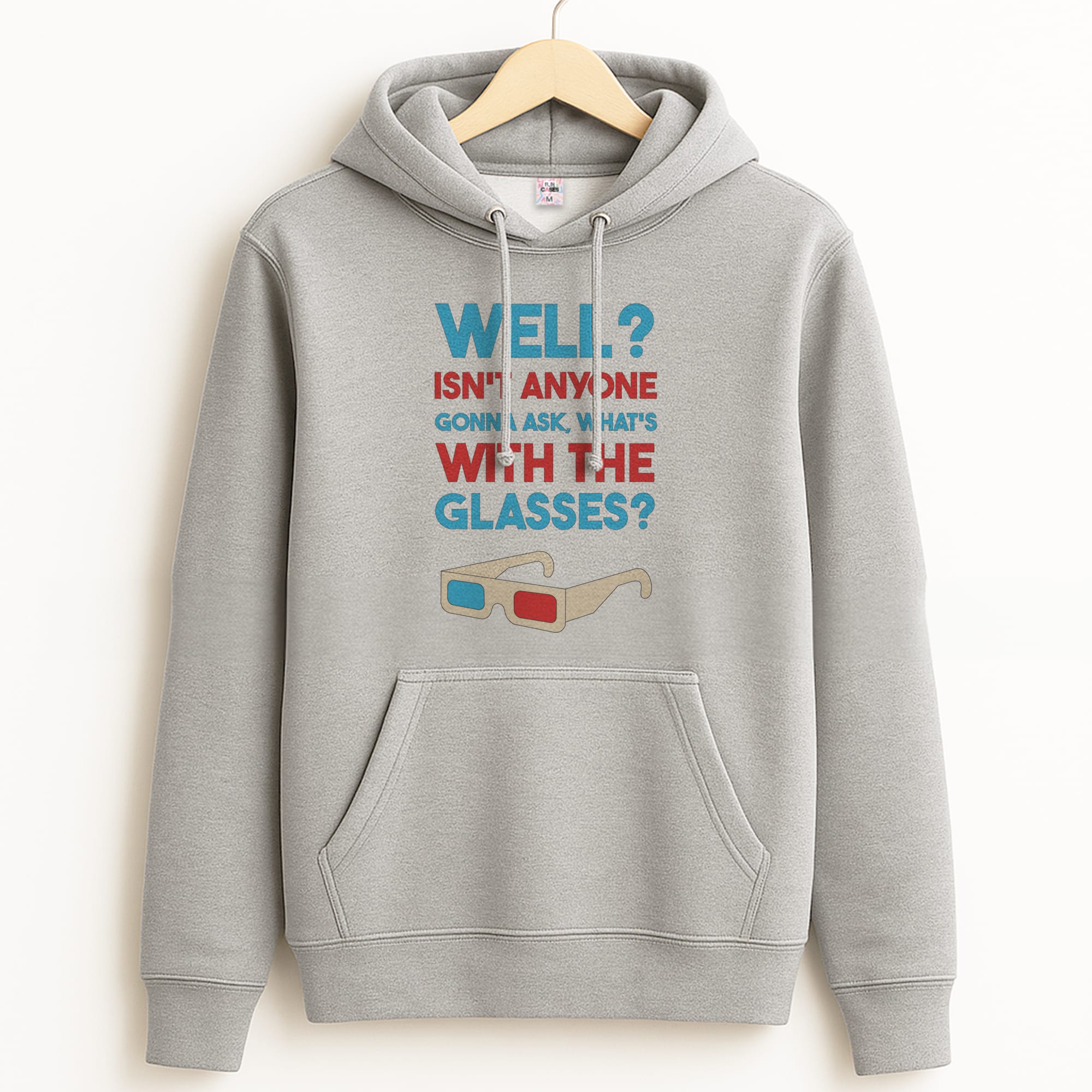 Well? Grey Hoodie