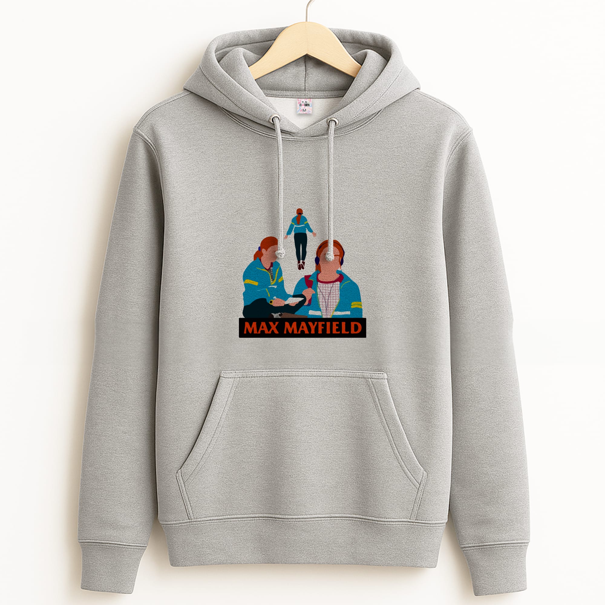 Max Mayfield Grey Hoodie