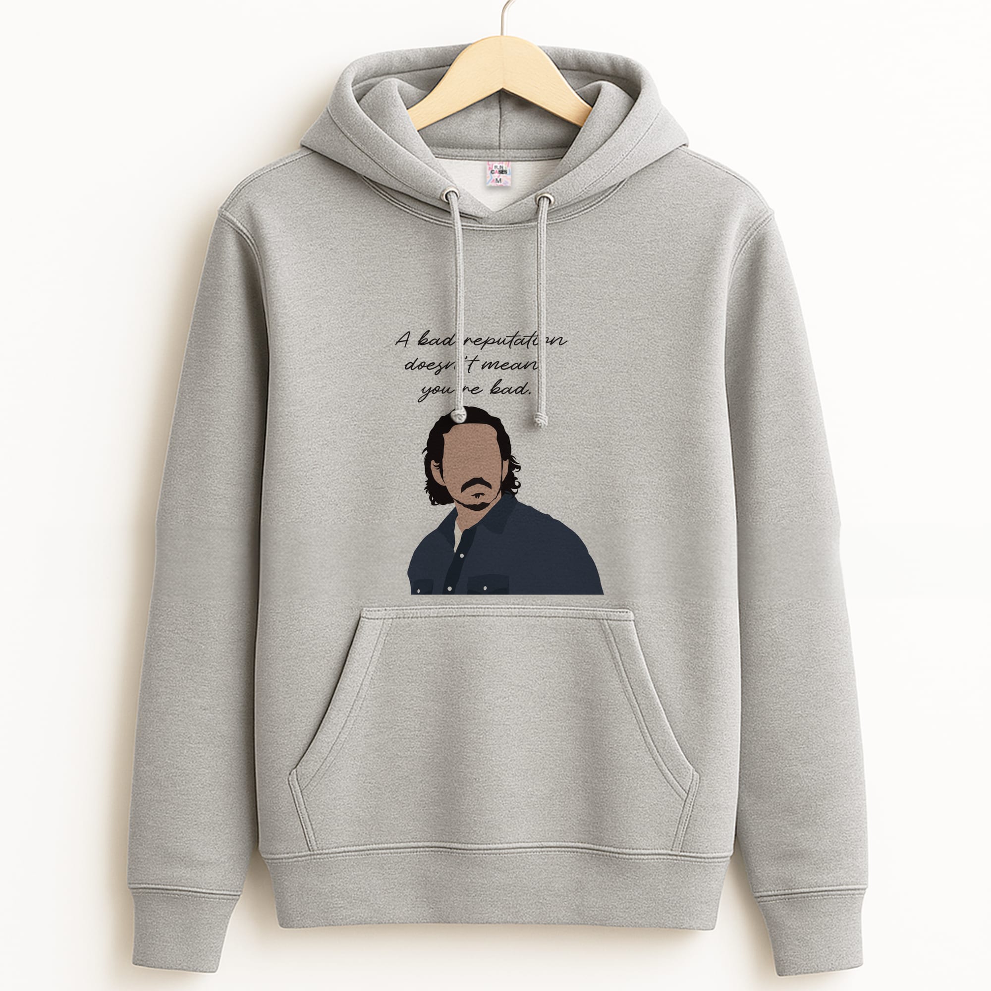 A Bad Reputation Grey Hoodie