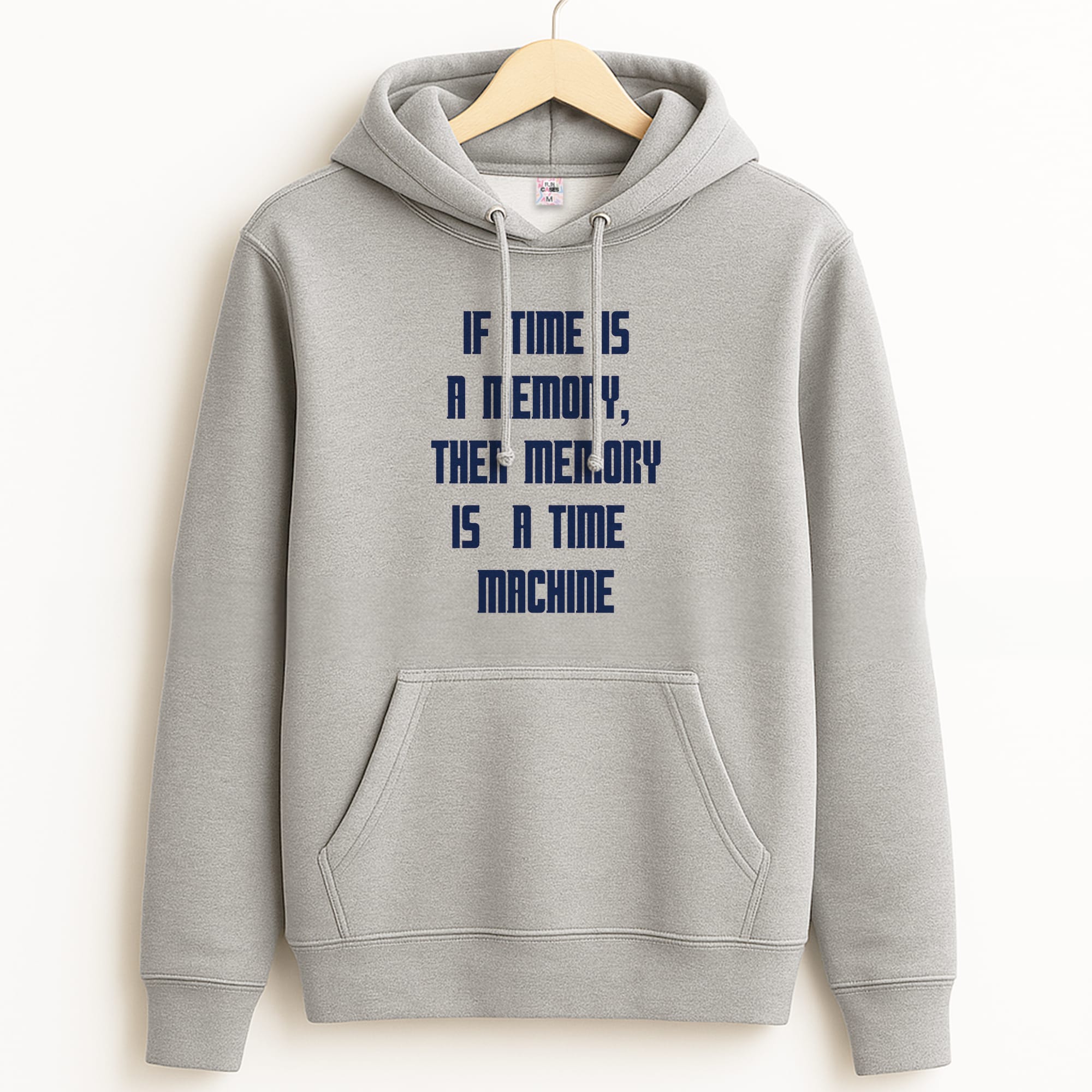 If Time Is A Memory - Doctor Who Grey Hoodie