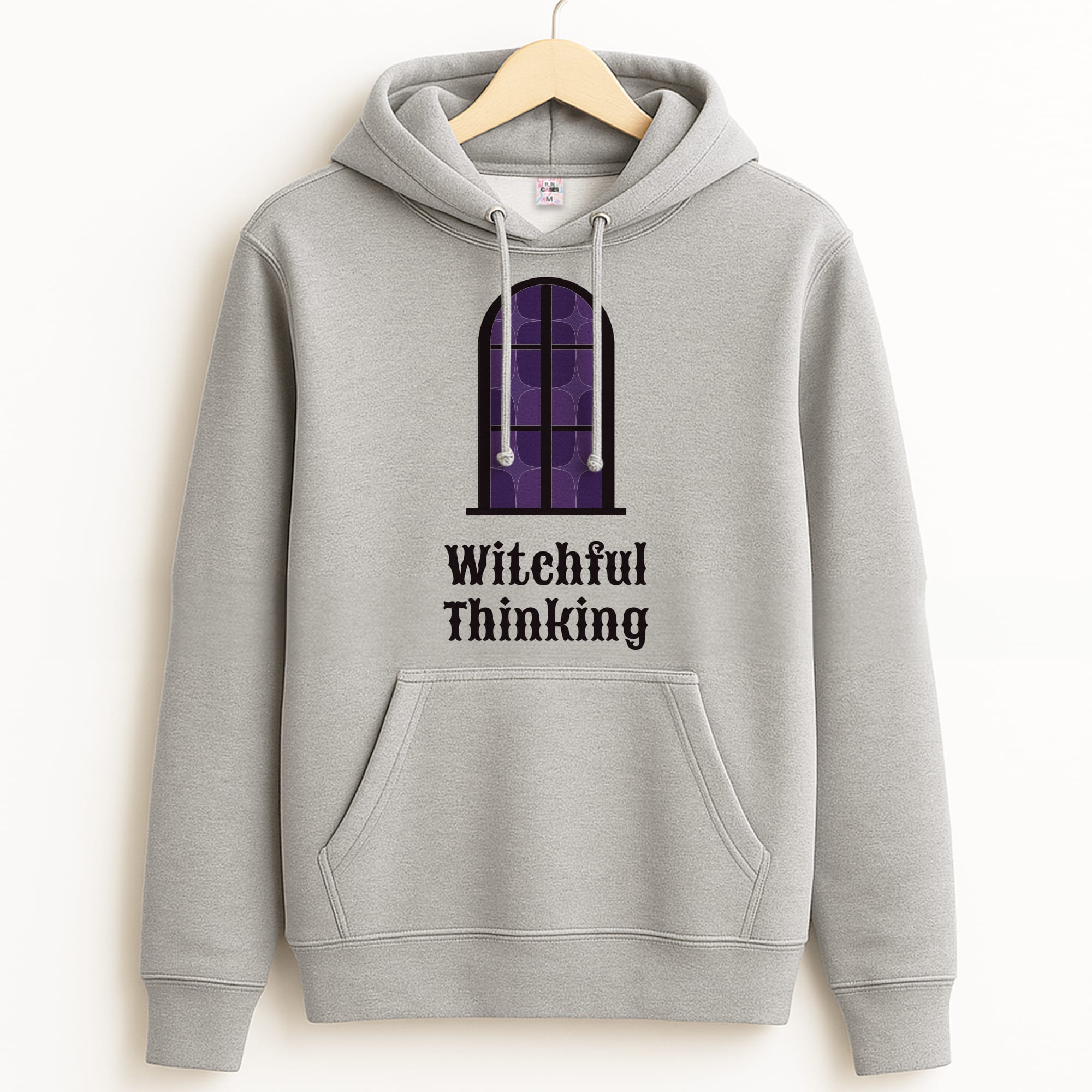 Witchful Thinking Grey Hoodie