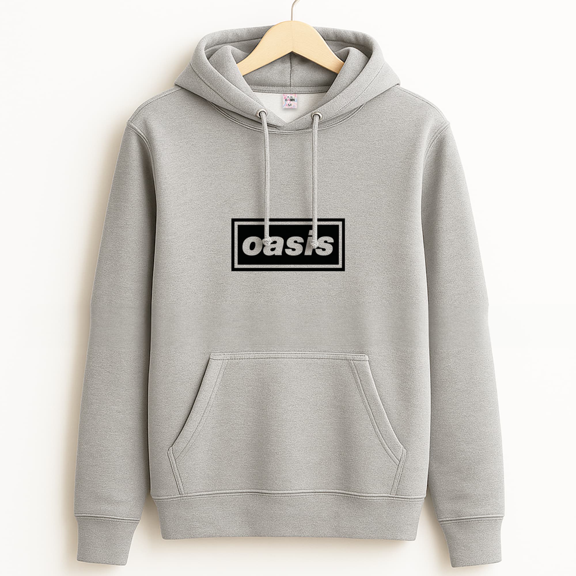 Band Name Grey Hoodie