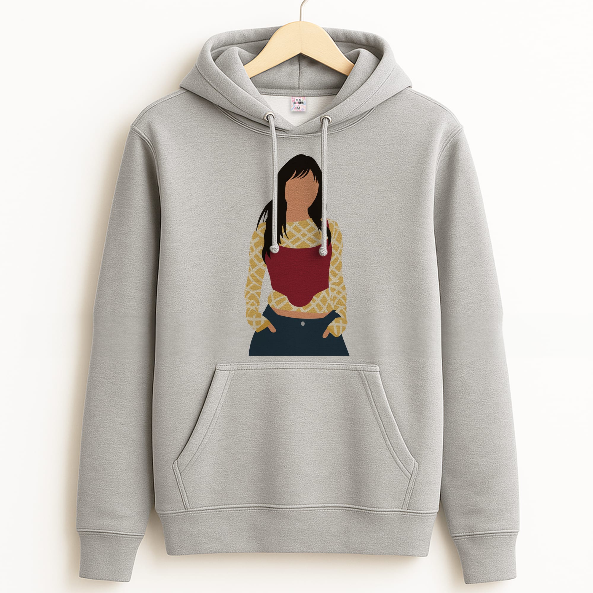 Gold Stars Grey Hoodie