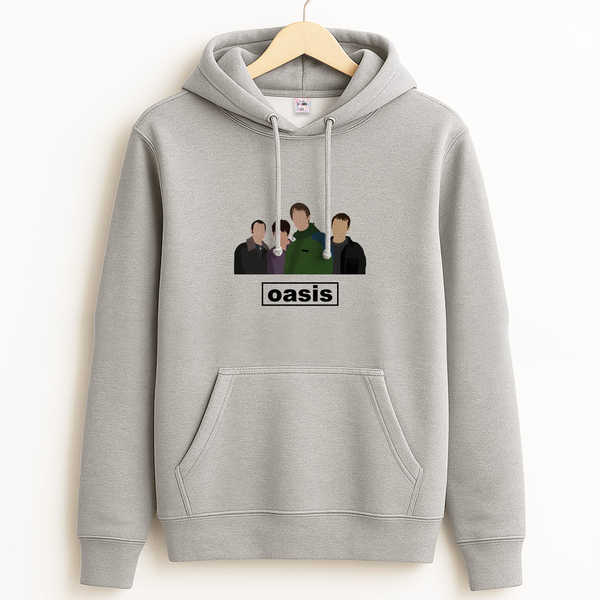 Rock Band Members Grey Hoodie
