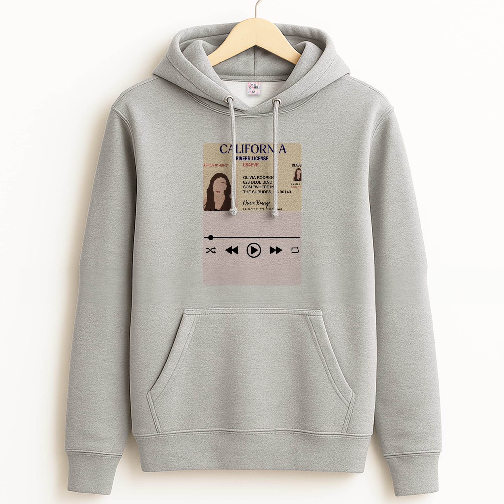 Drivers License - Olivia TikTok Grey Hoodie