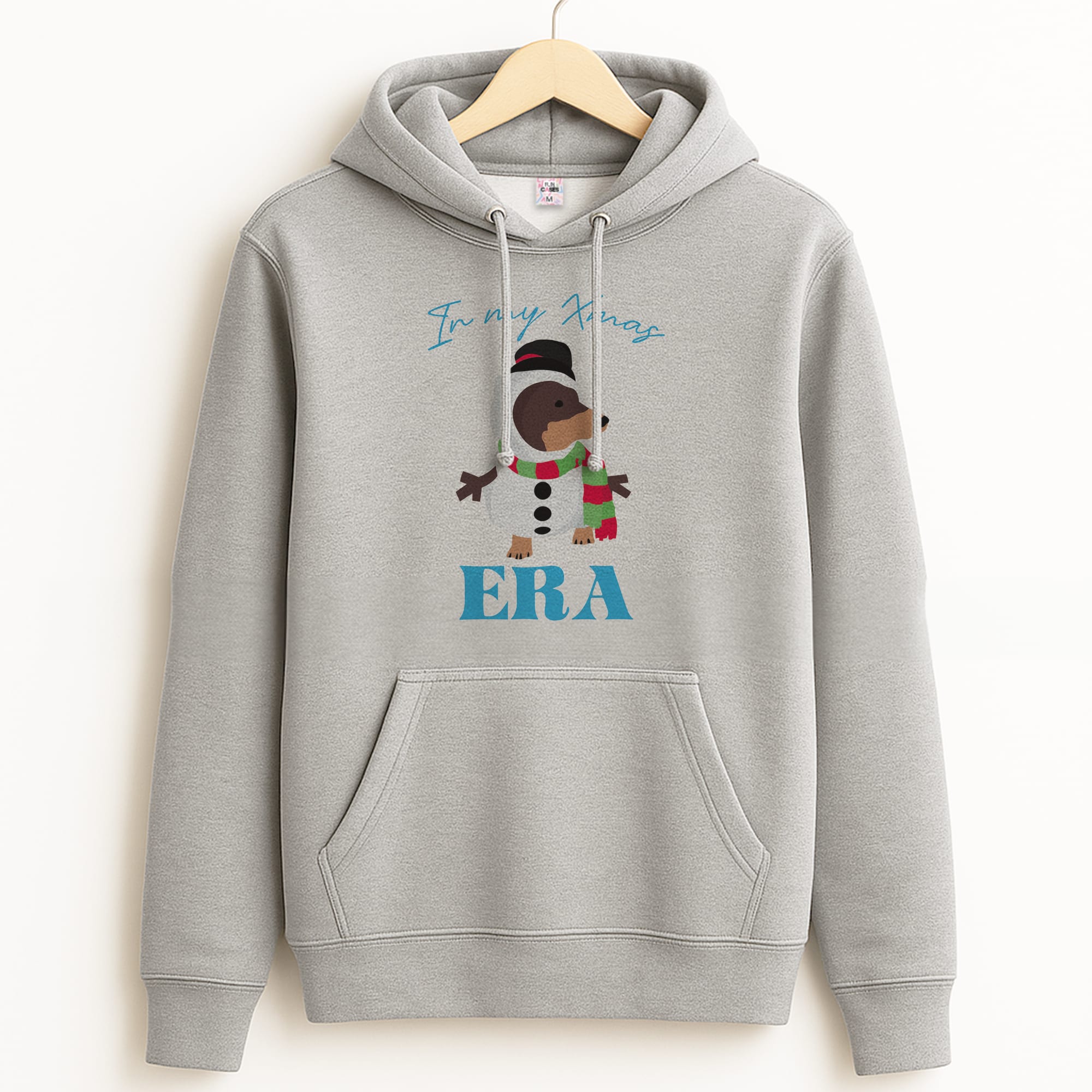 It's My Xmas Era Dog Grey Hoodie